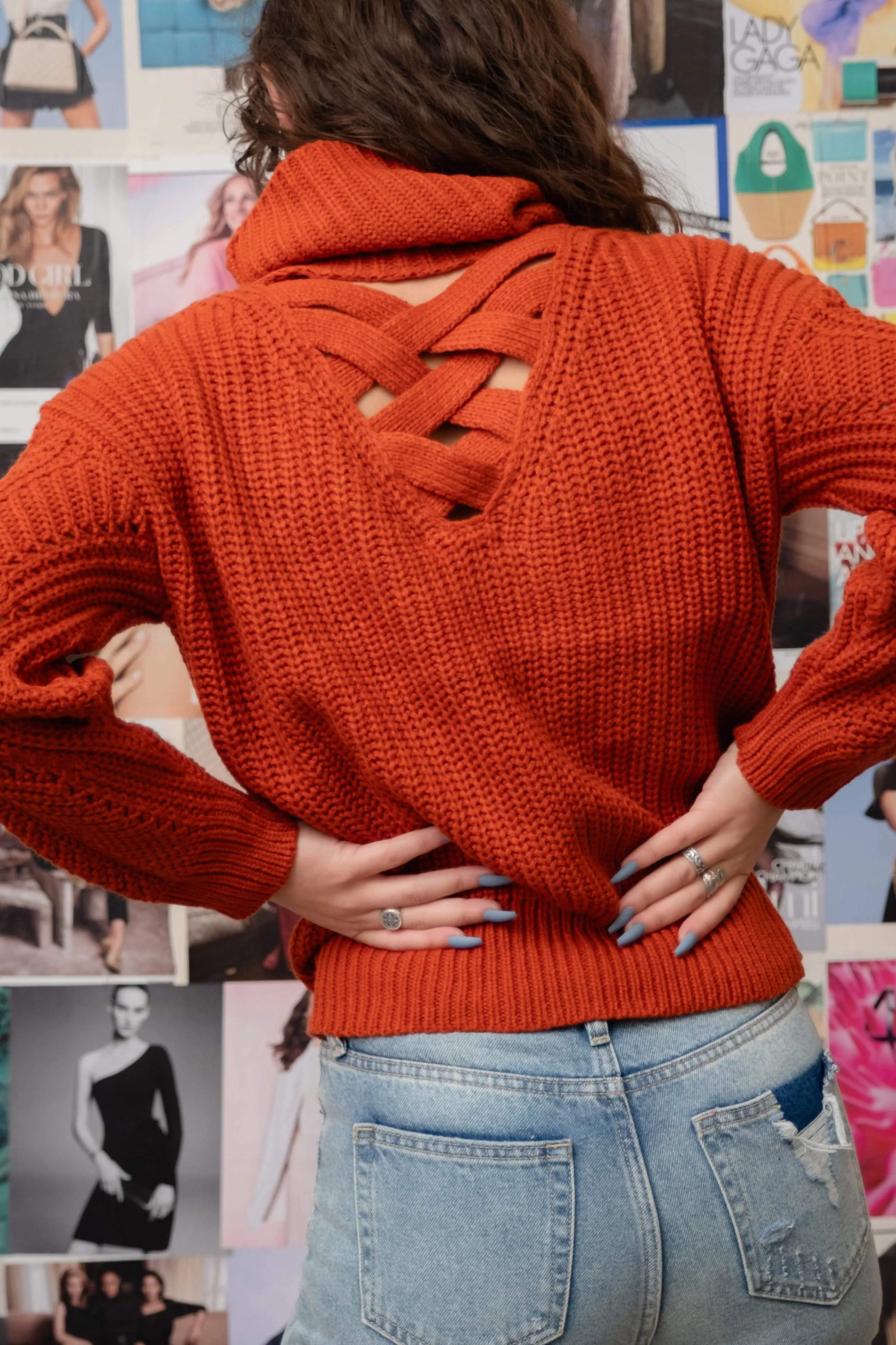 Billie Criss Cross Sweater