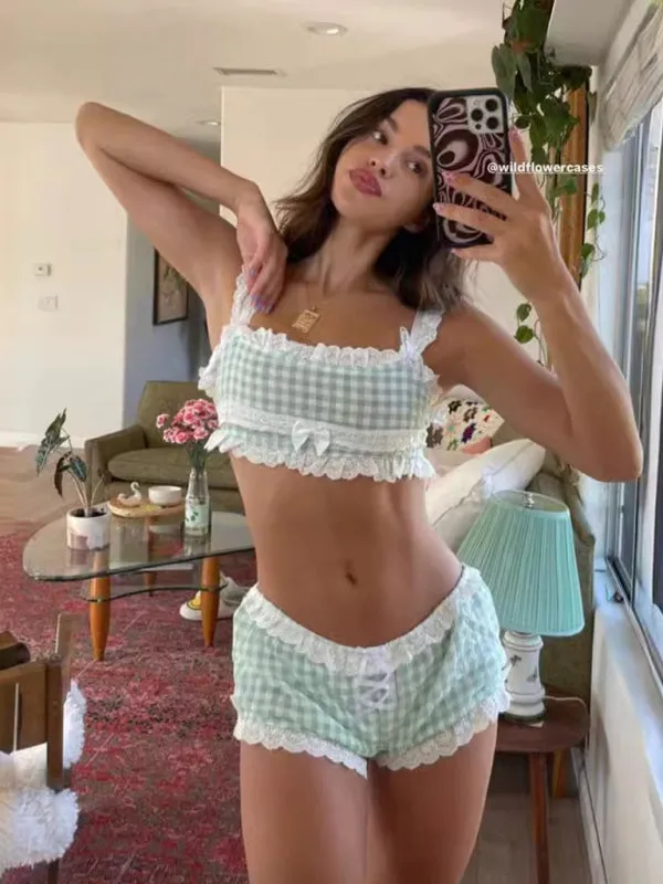 Blue Zone Planet |  Anne's plaid underwear pajamas