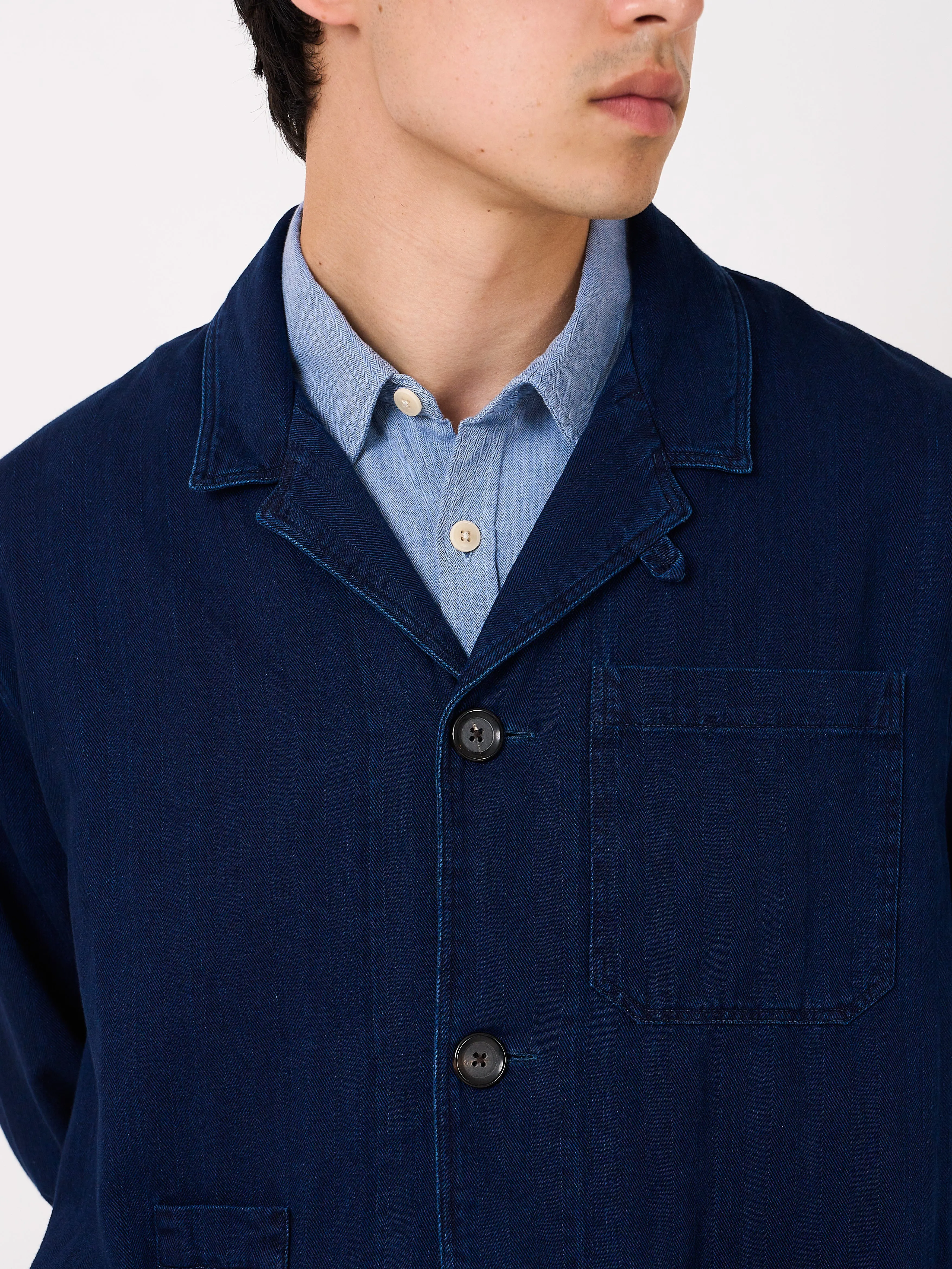 Bradwell Jacket Faye Indigo Blue