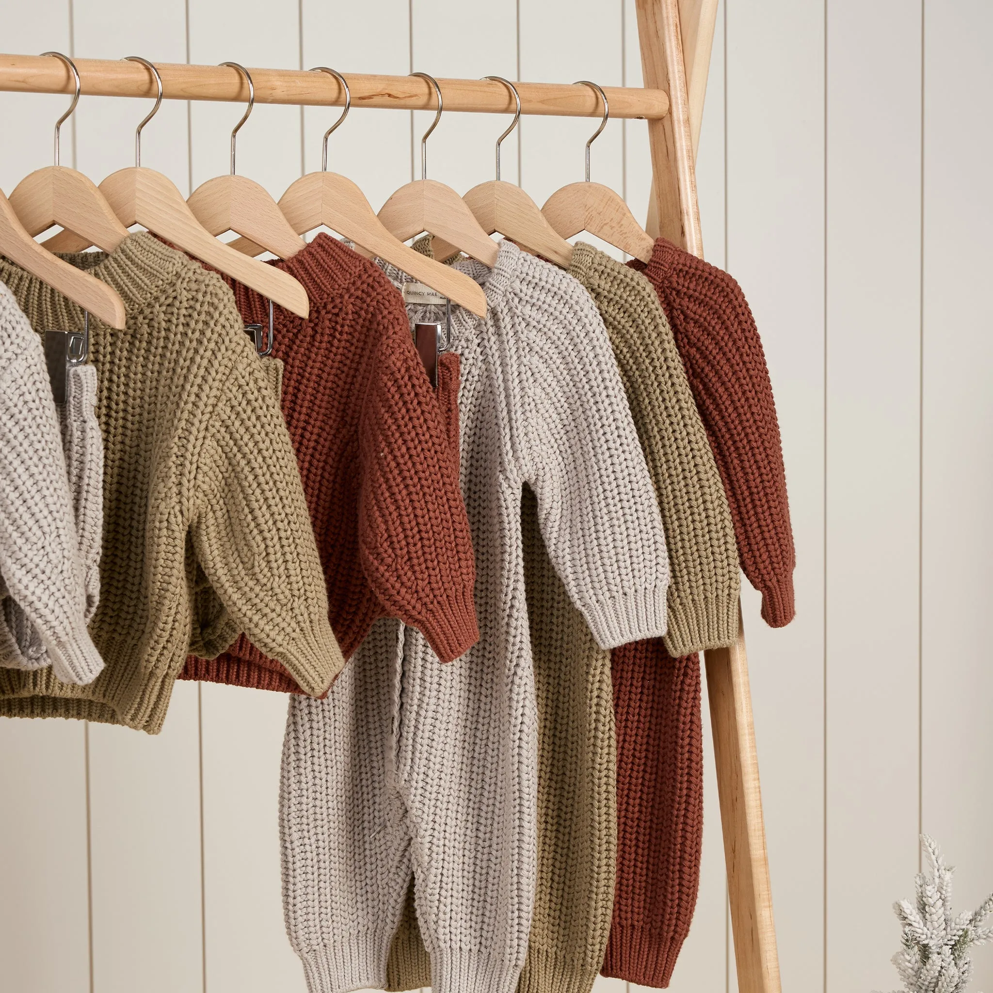Chunky Knit Sweater - Cranberry