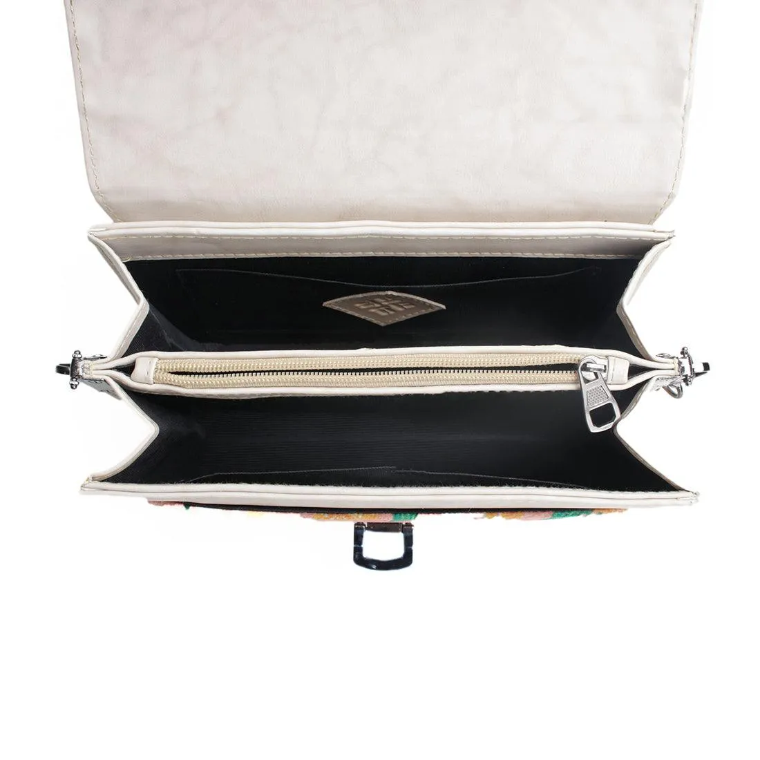 DB Mini Embossed Chain Bag Triangles