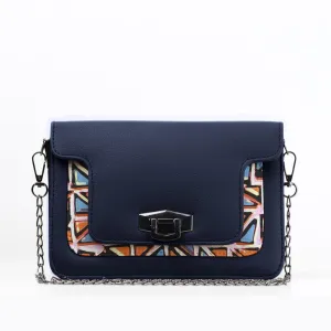 DB Mini Embossed Chain Bag Triangles