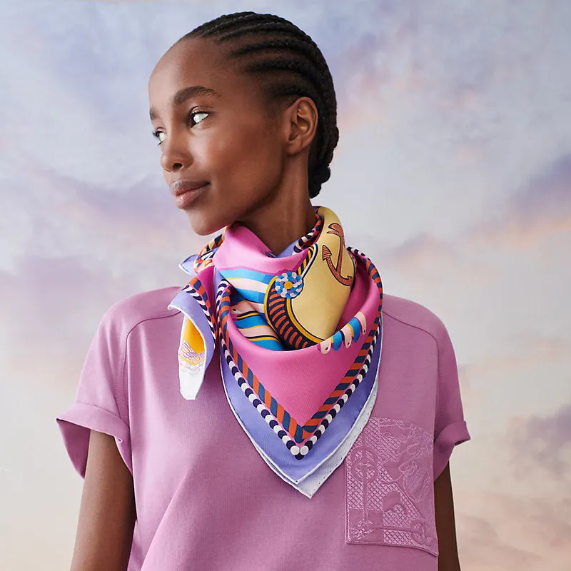 Epaulettes de Gala Double Face scarf 90