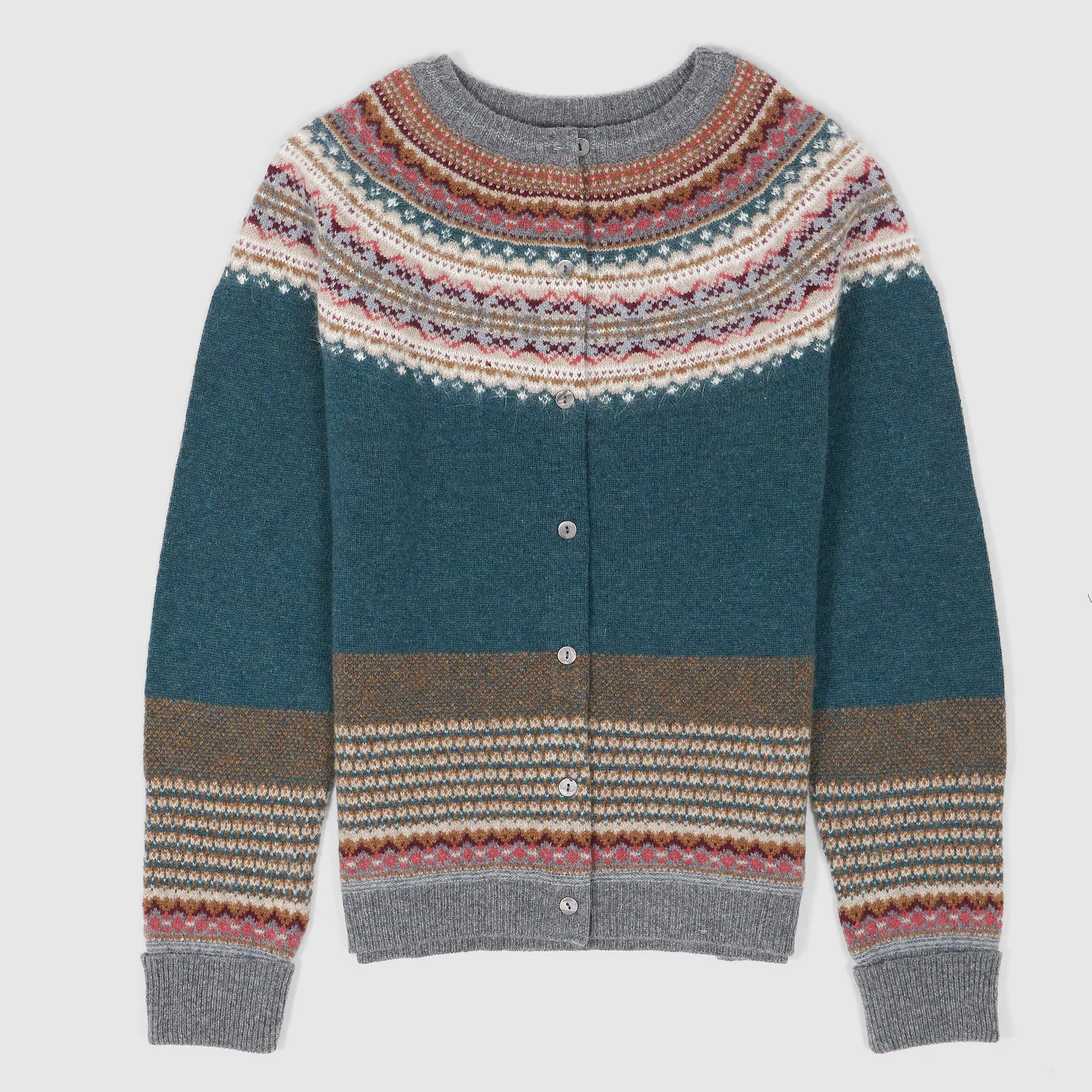 Eribé Ladies Knitted Wool Cardigan