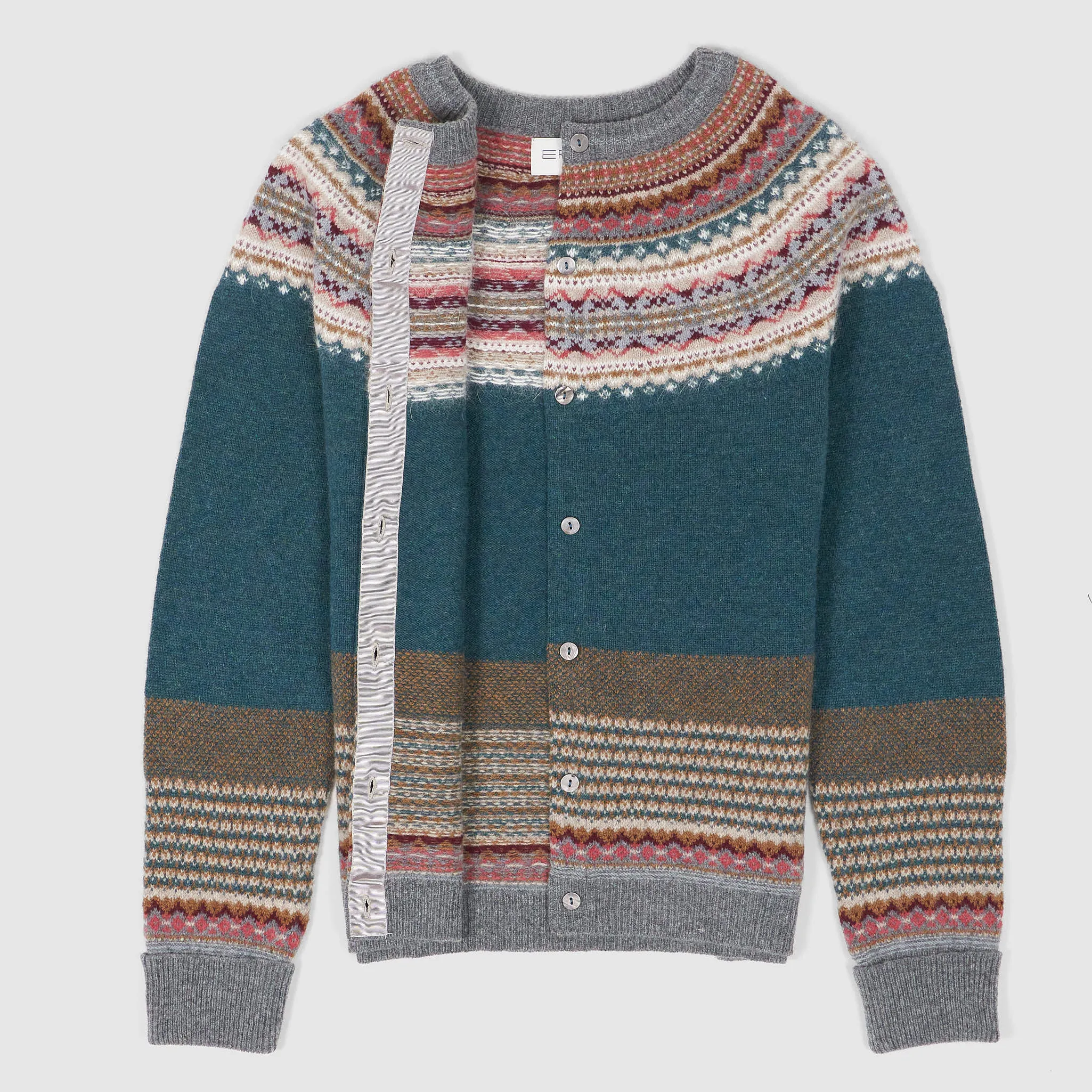 Eribé Ladies Knitted Wool Cardigan