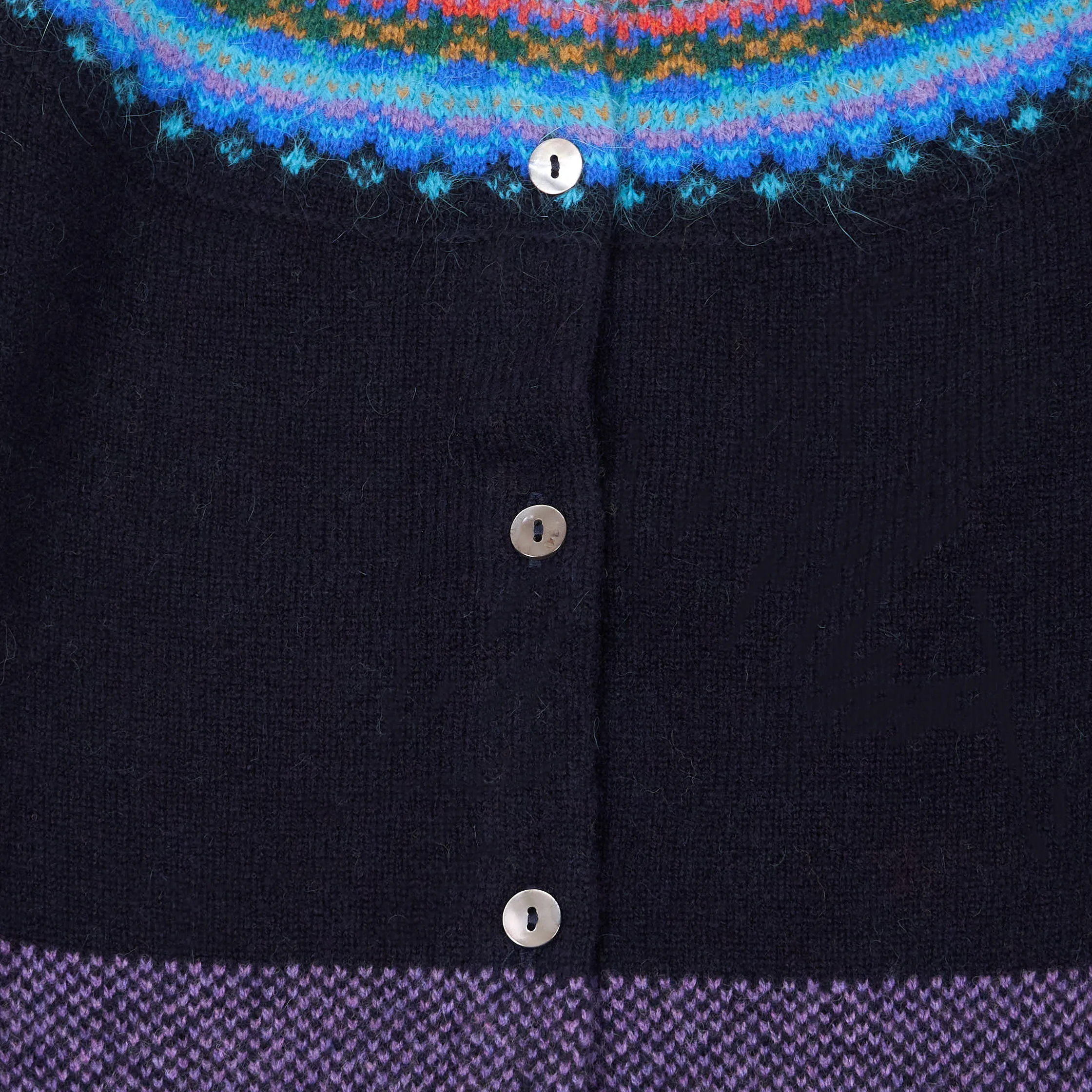 Eribé Ladies Knitted Wool Cardigan