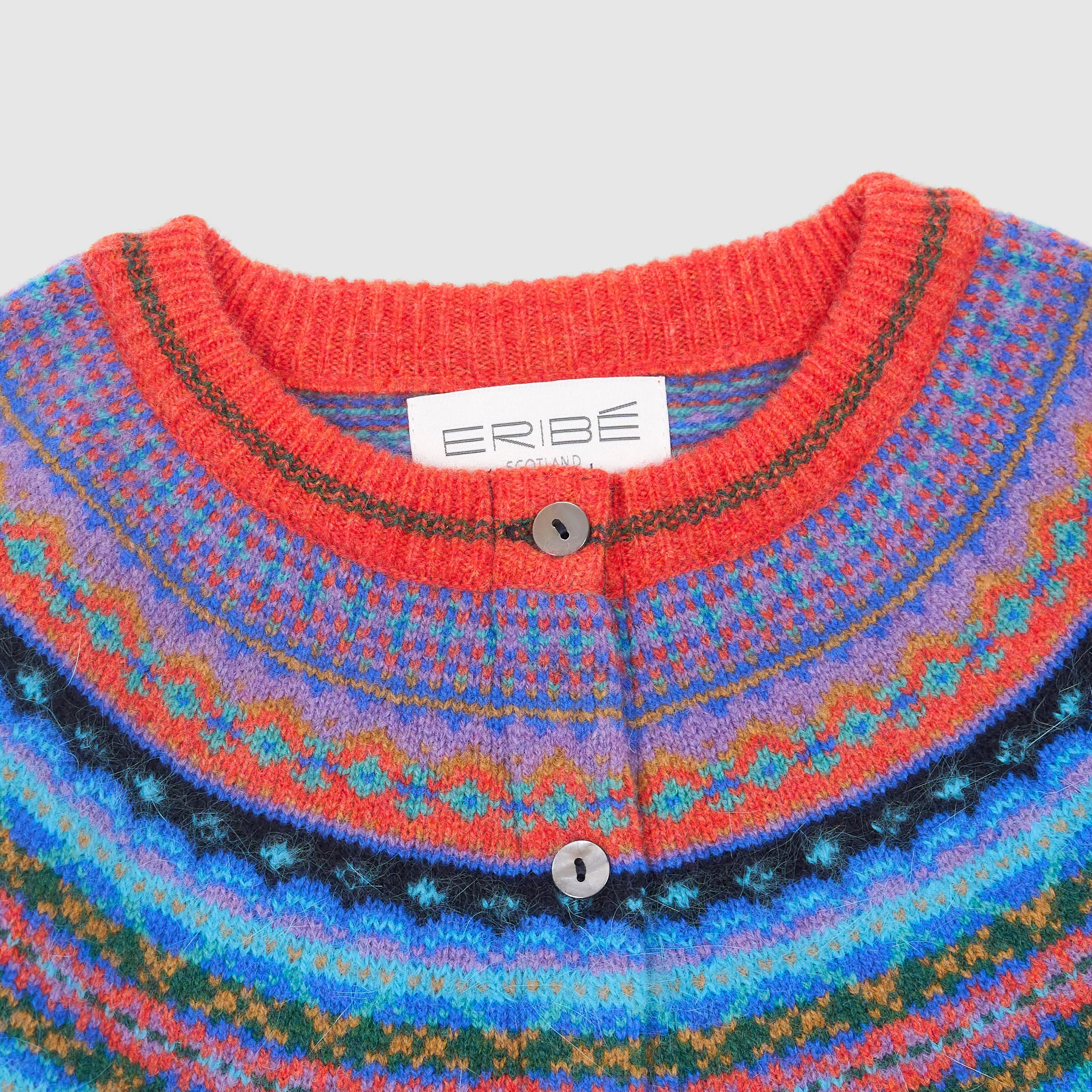 Eribé Ladies Knitted Wool Cardigan