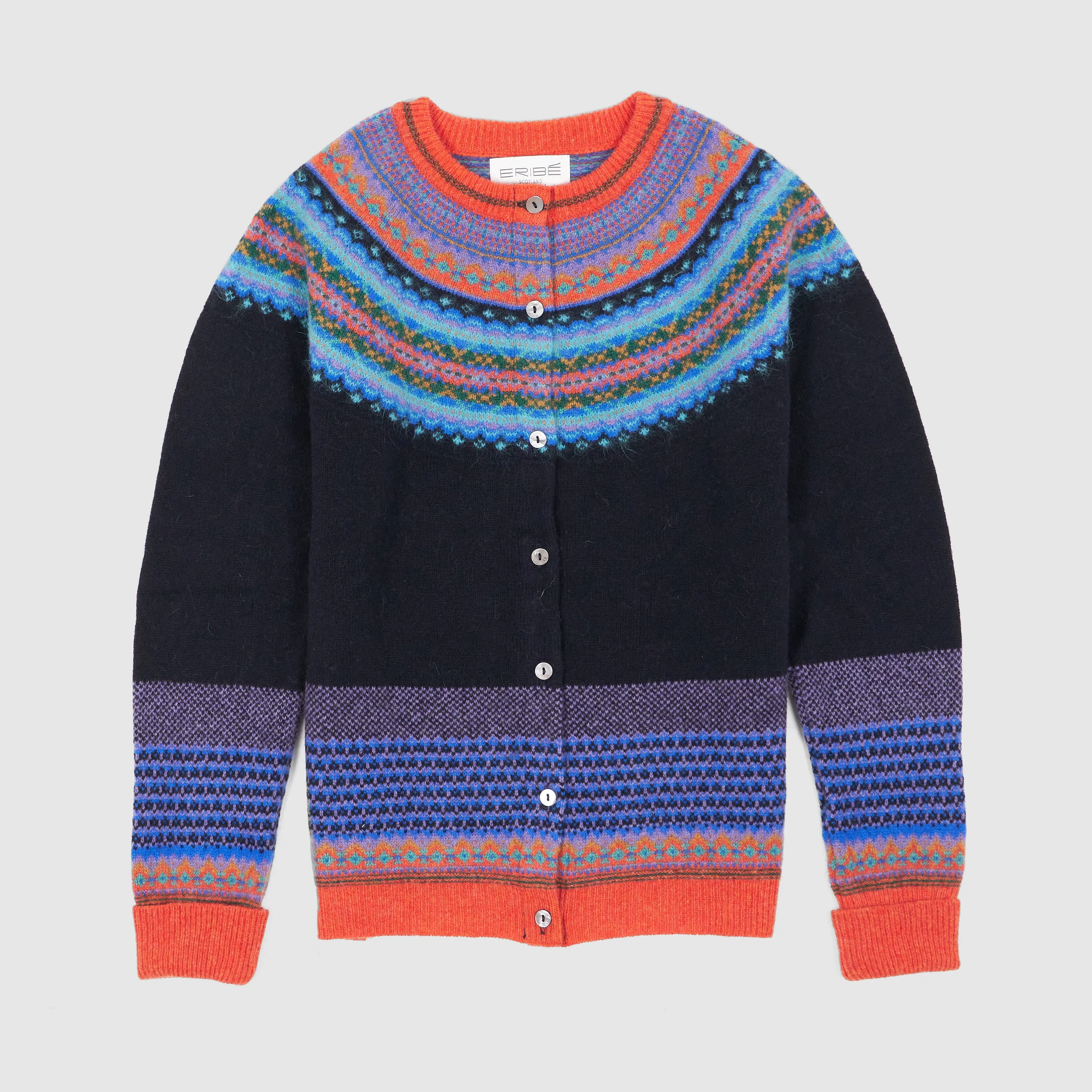 Eribé Ladies Knitted Wool Cardigan