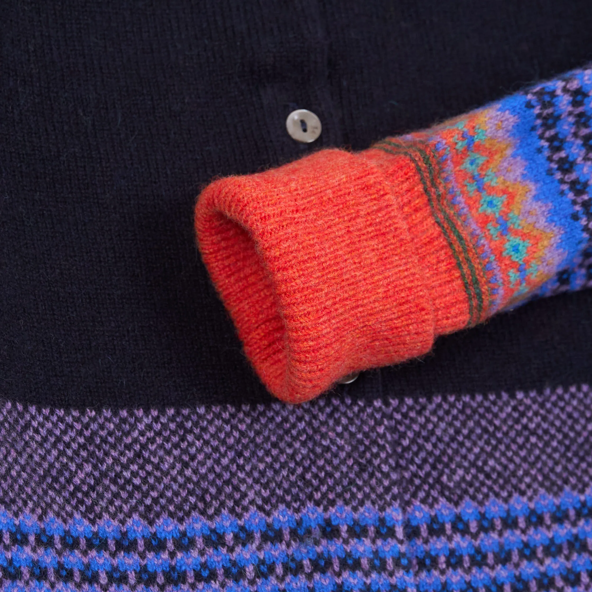 Eribé Ladies Knitted Wool Cardigan