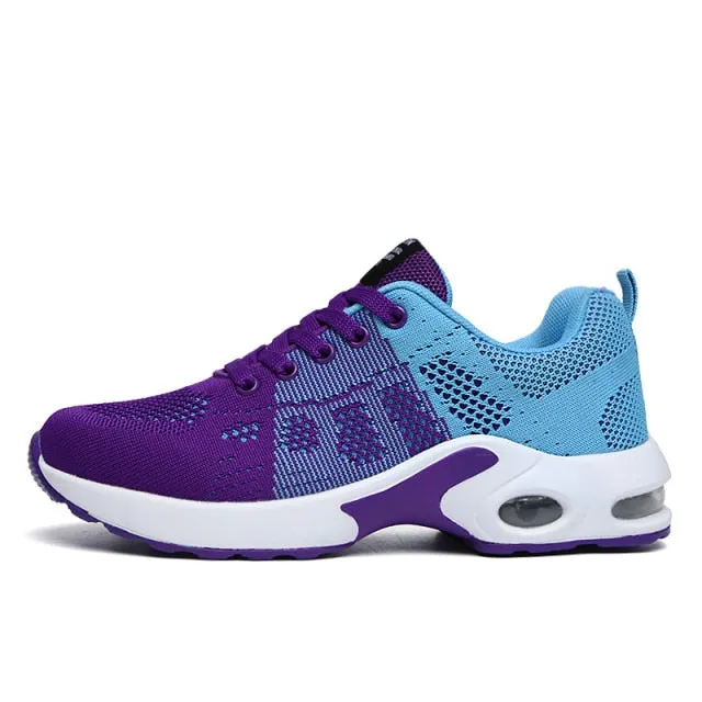 Fashion Air Cushion Women Sneakers, Breathable Running/workout Shoes