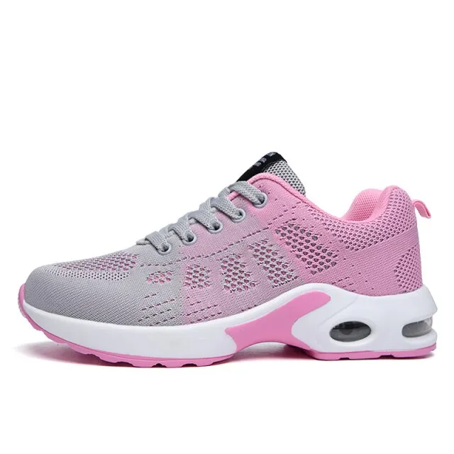 Fashion Air Cushion Women Sneakers, Breathable Running/workout Shoes
