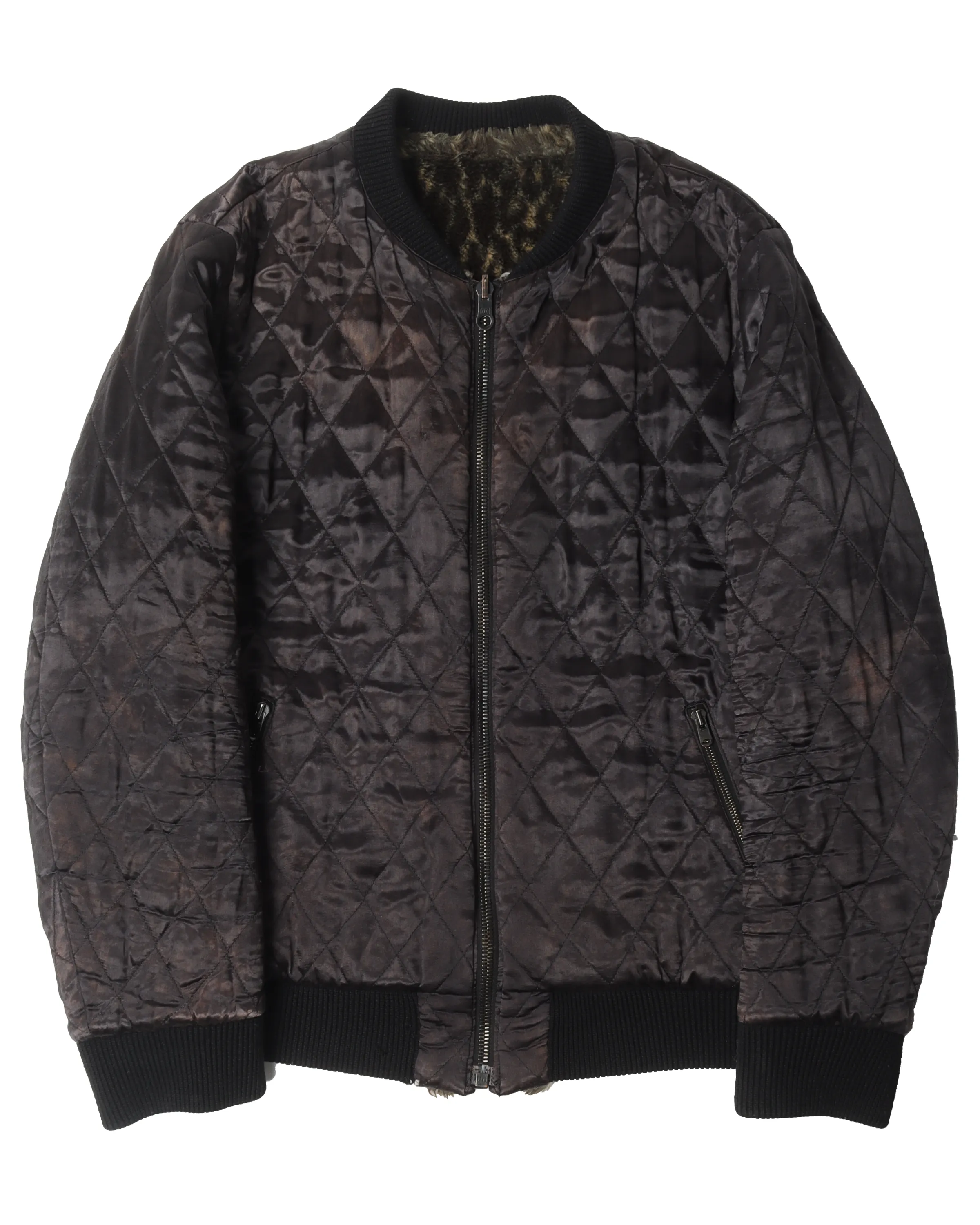Fleece Leopard Fleece Jacket