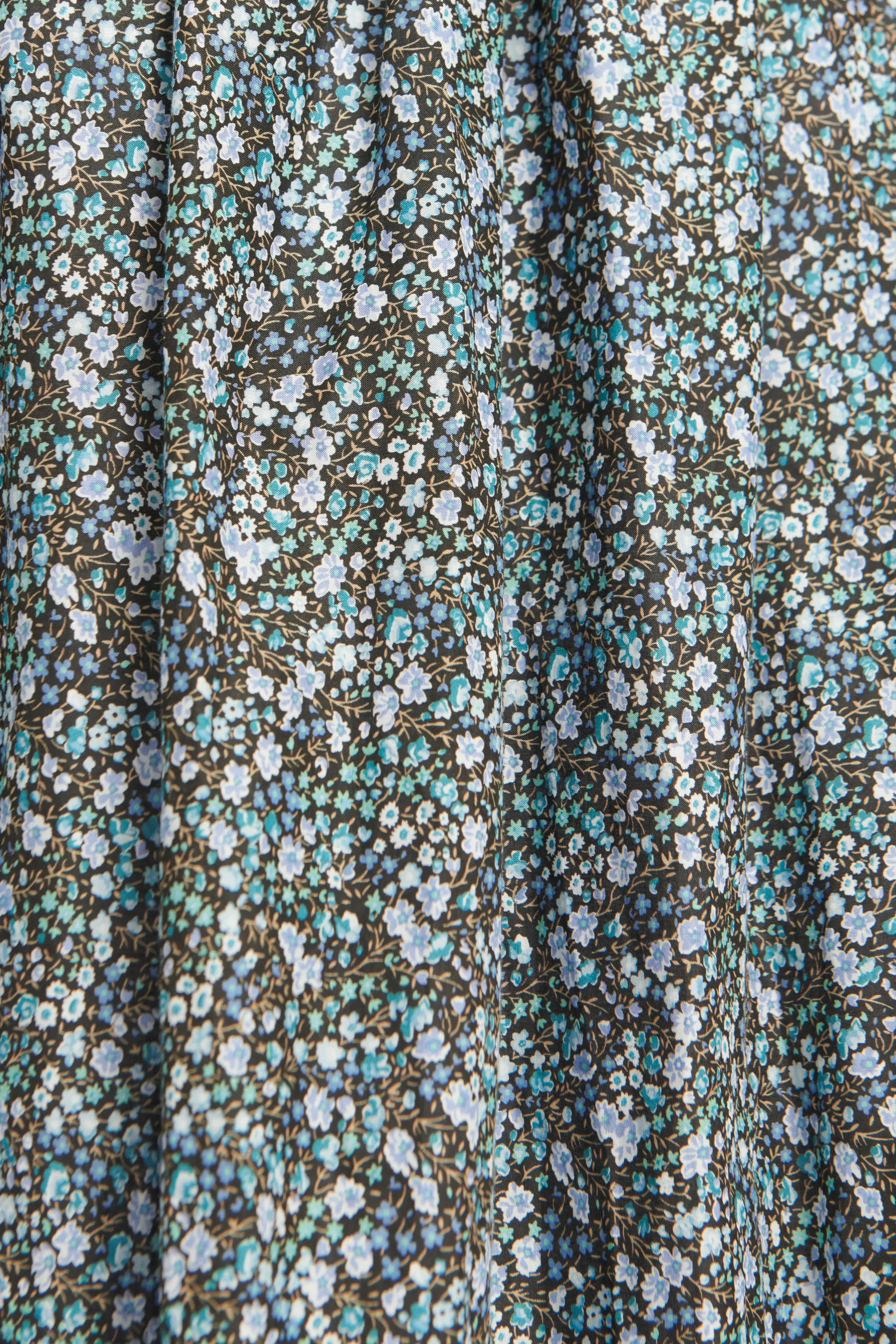 Floral Preowned Maxi Dress With Ruched Waist