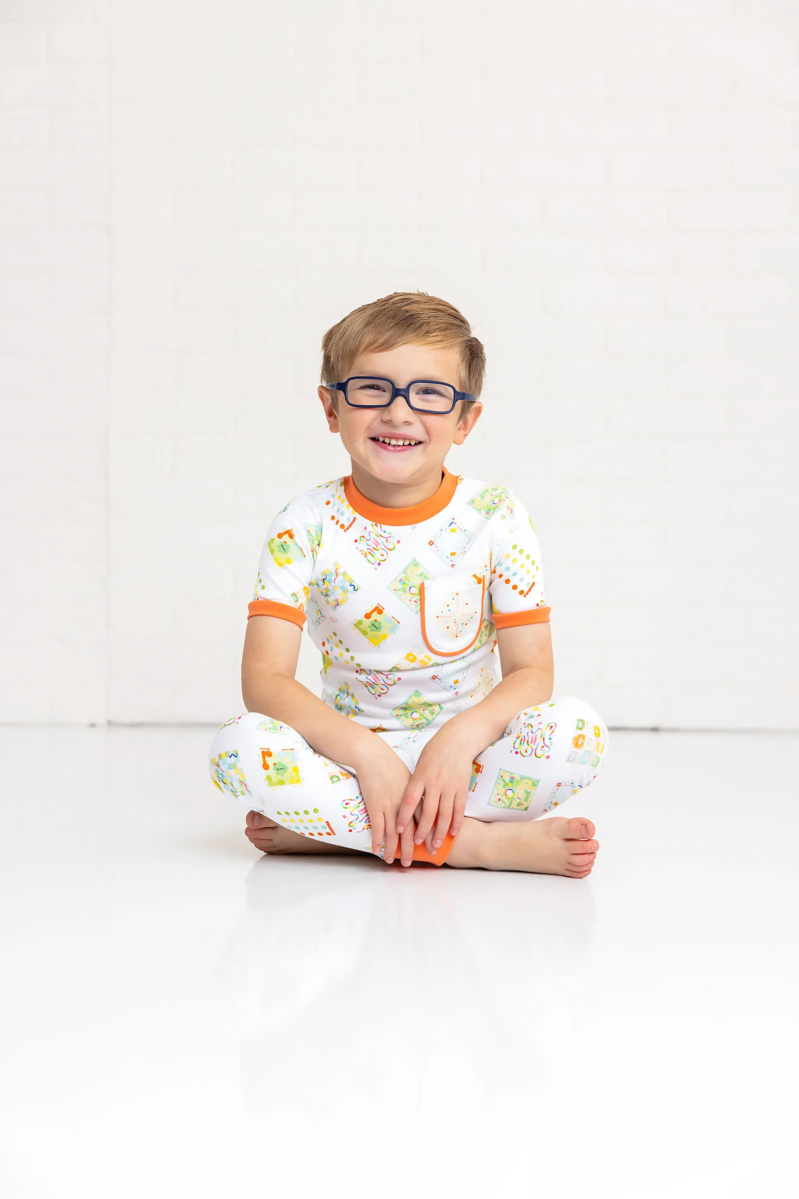Game Night Organic Cotton Kids Pajamas