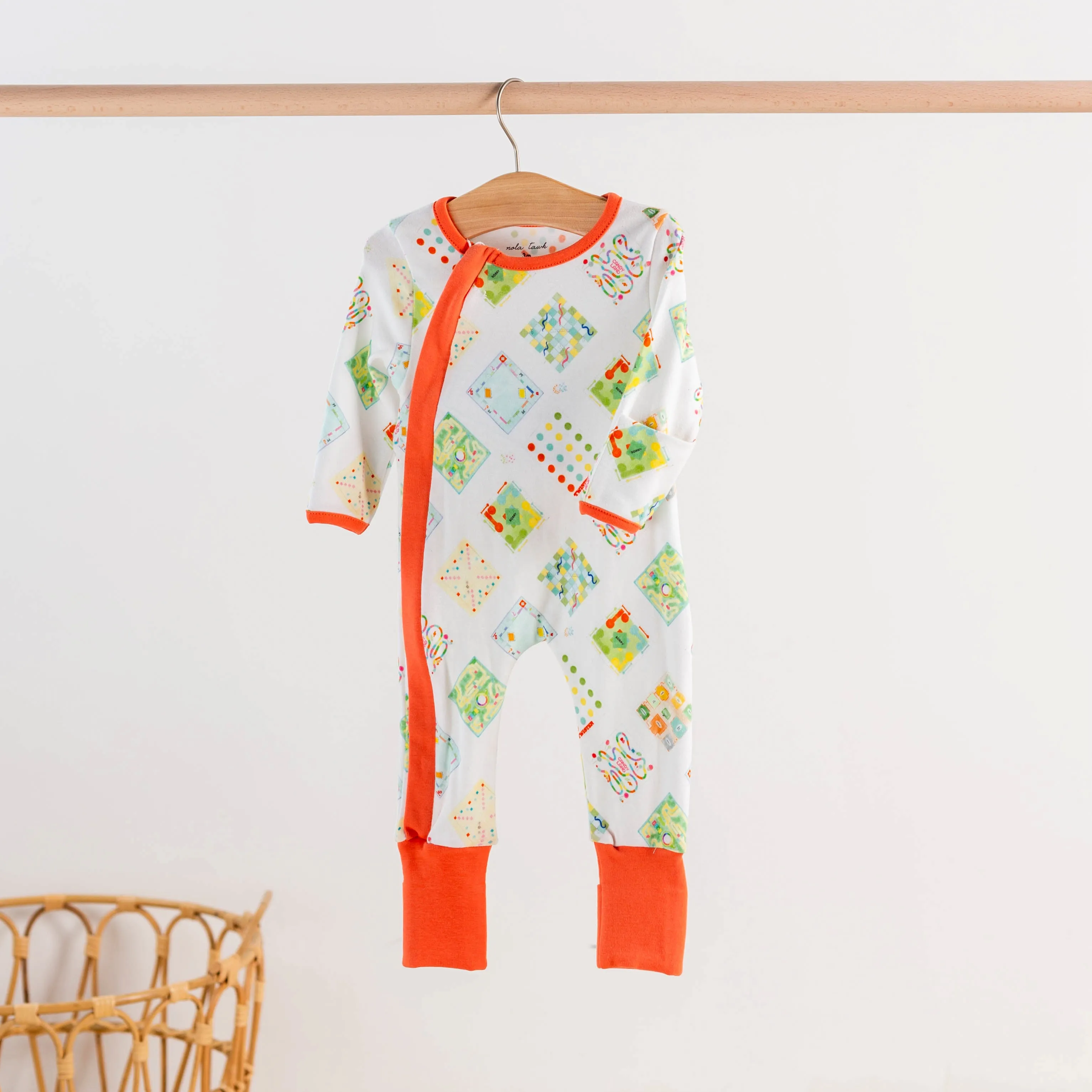 Game Night Organic Cotton Kids Pajamas