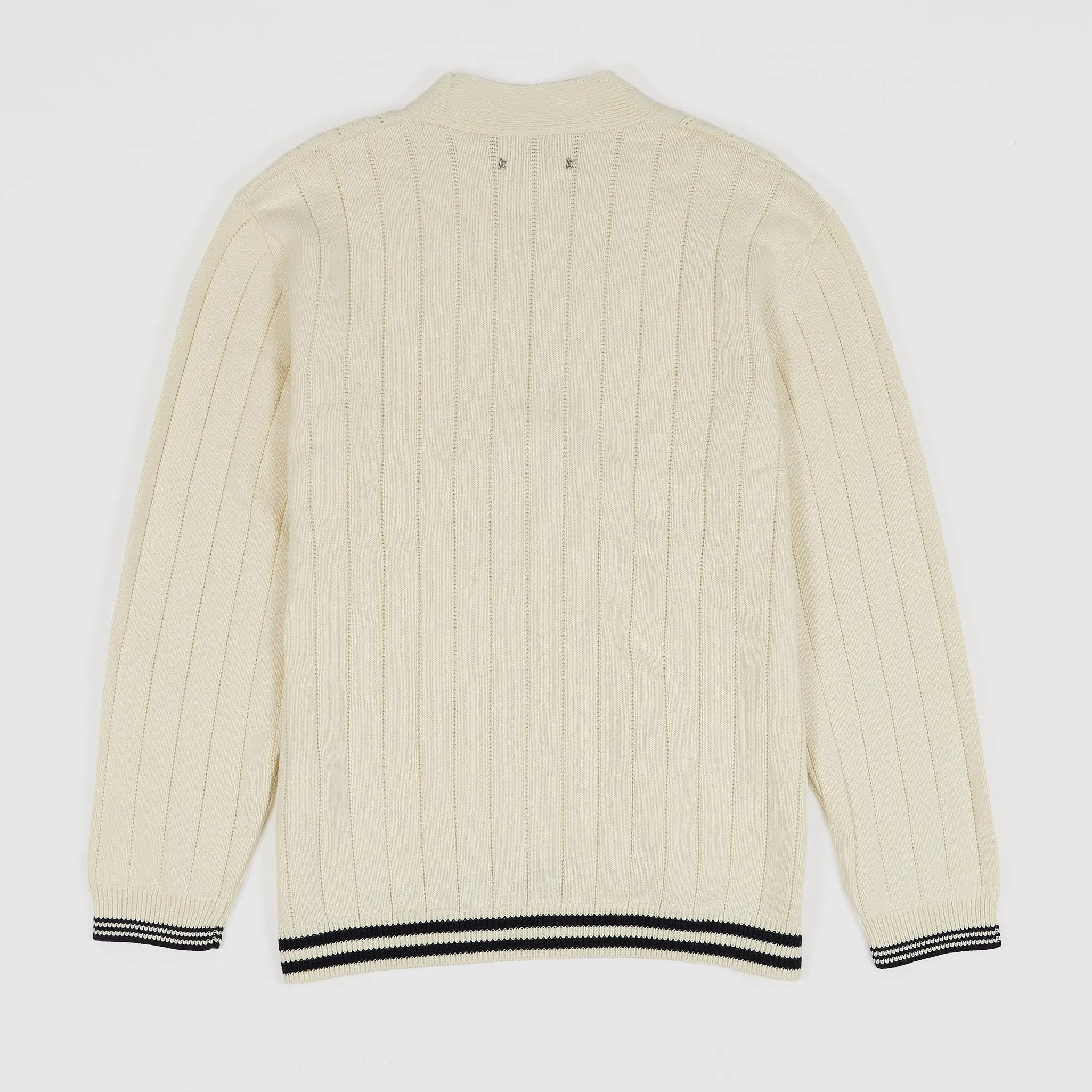 Golden Goose Cable Knit Cotton Cardigan