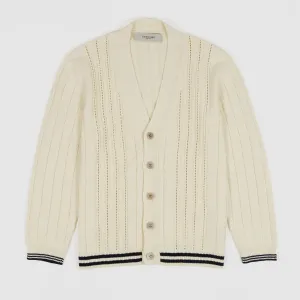 Golden Goose Cable Knit Cotton Cardigan
