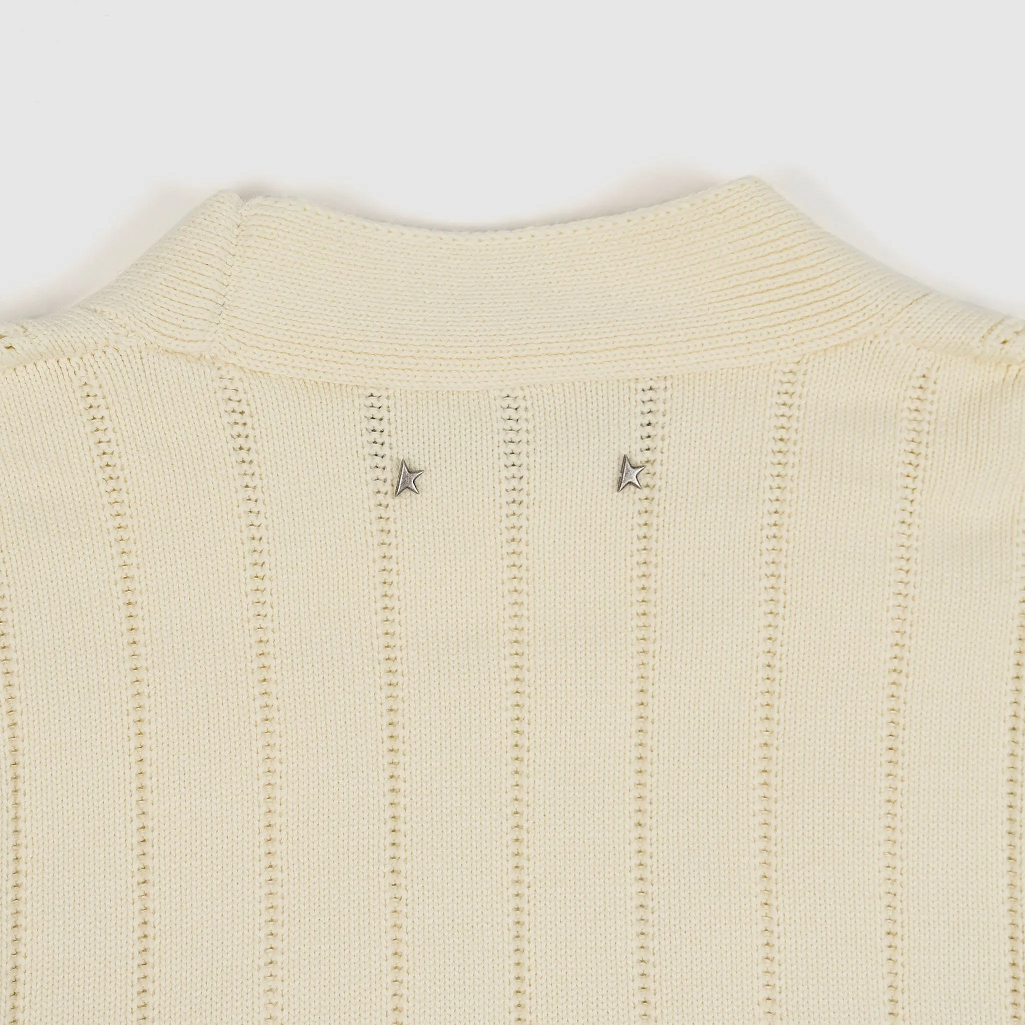 Golden Goose Cable Knit Cotton Cardigan