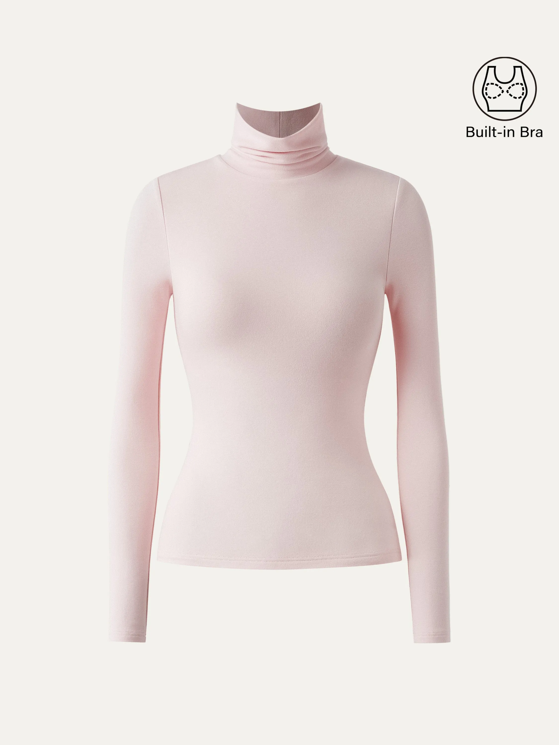 Heat-Tech Turtleneck Brami Top