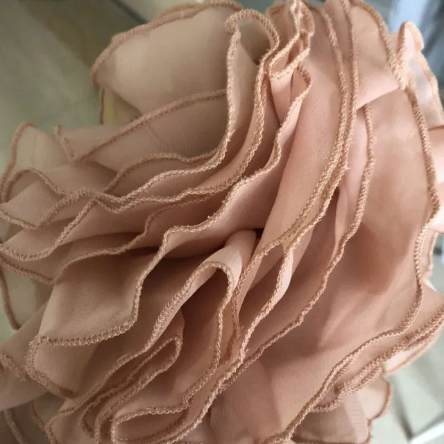 High Waist Solid Chiffon Pleated A-Line Maxi Skirt