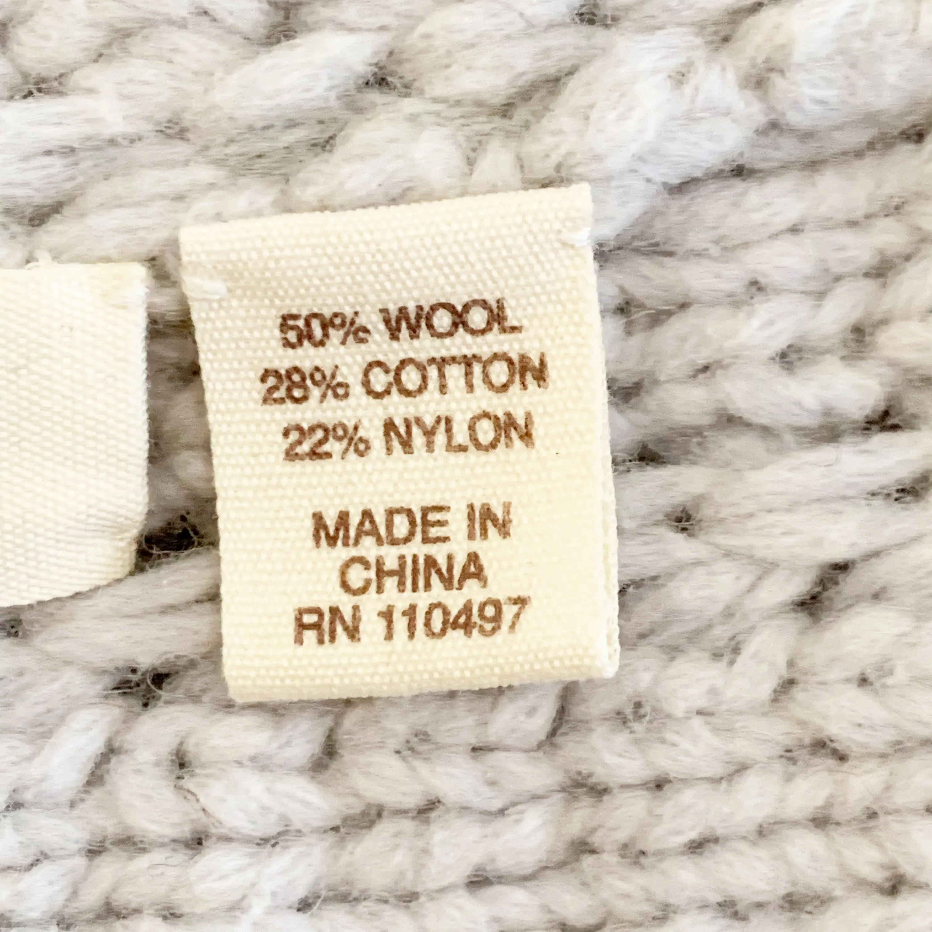 Inhabit | Women's Light Gray Knit Wool Blend Short Sleeve Open Cardigan Sweater | Size: S