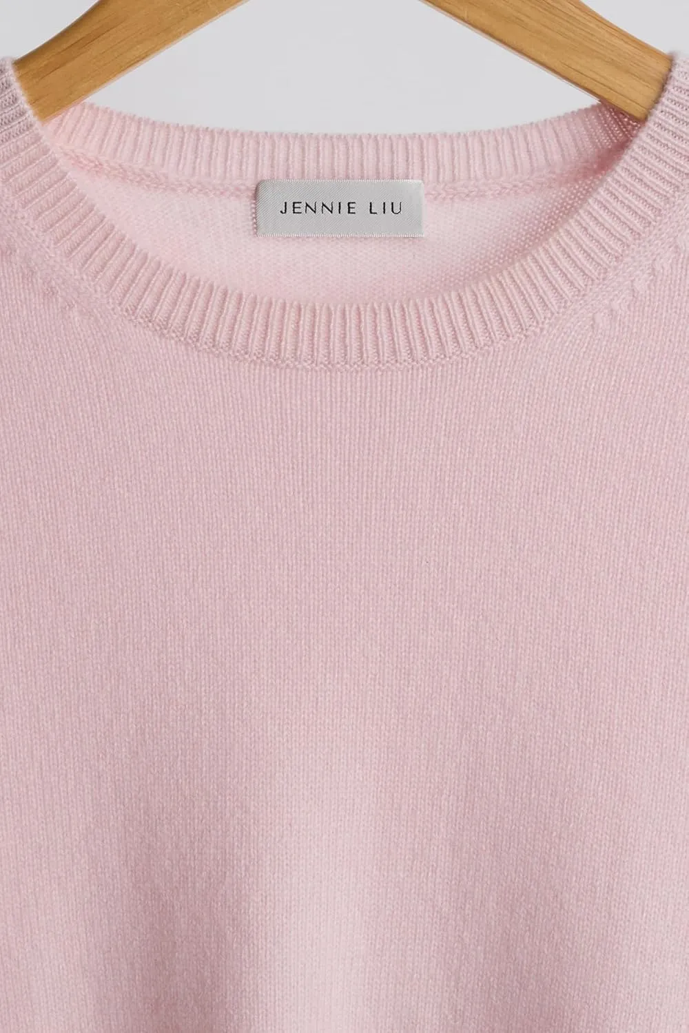 JENNIE LIU Womens 3-ply Cashmere Crewneck Sweater | Winter Cozy Cashmere Sweaters for Women