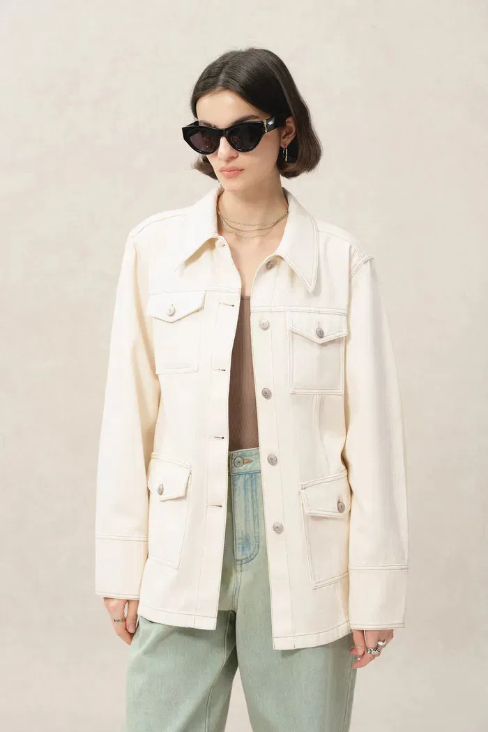 Juno Jacket in Lyocell Denim