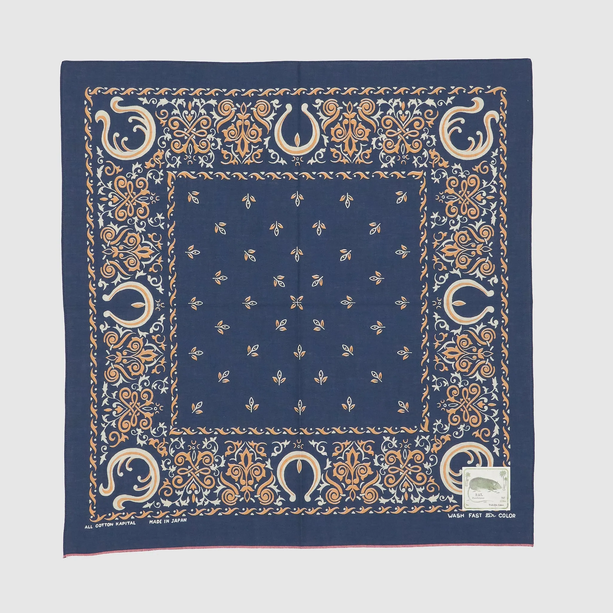 Kapital Fastcolor Ornament Cotton Bandana