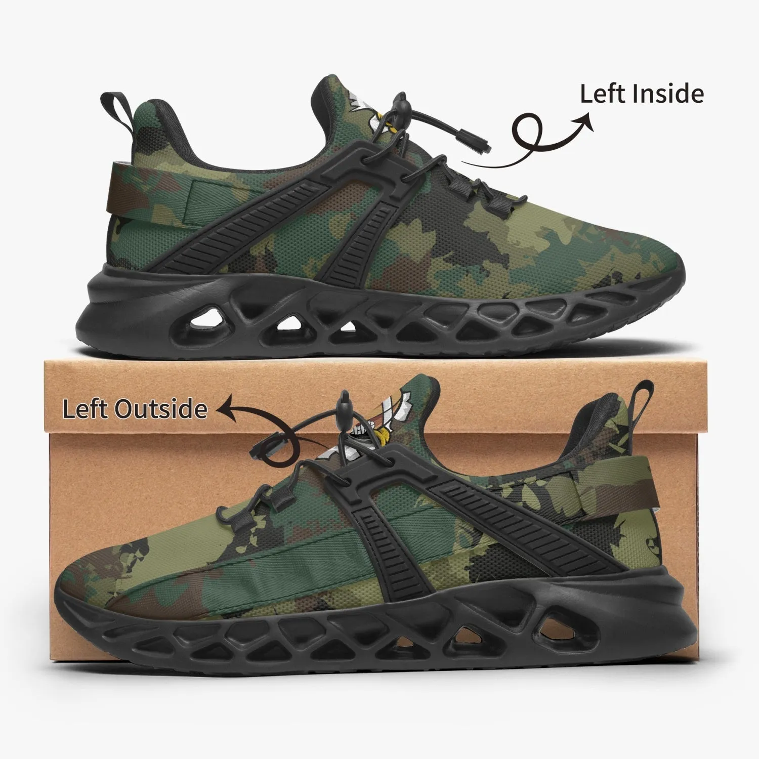 Kicxs Camouflage Mesh Running Shoes