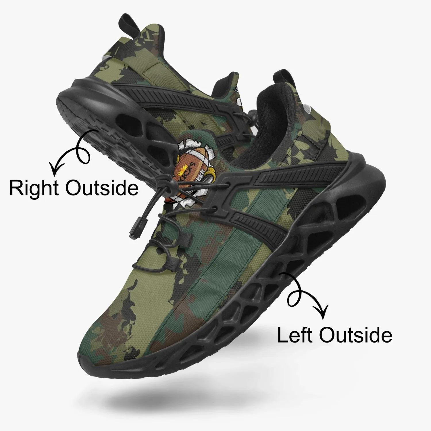 Kicxs Camouflage Mesh Running Shoes