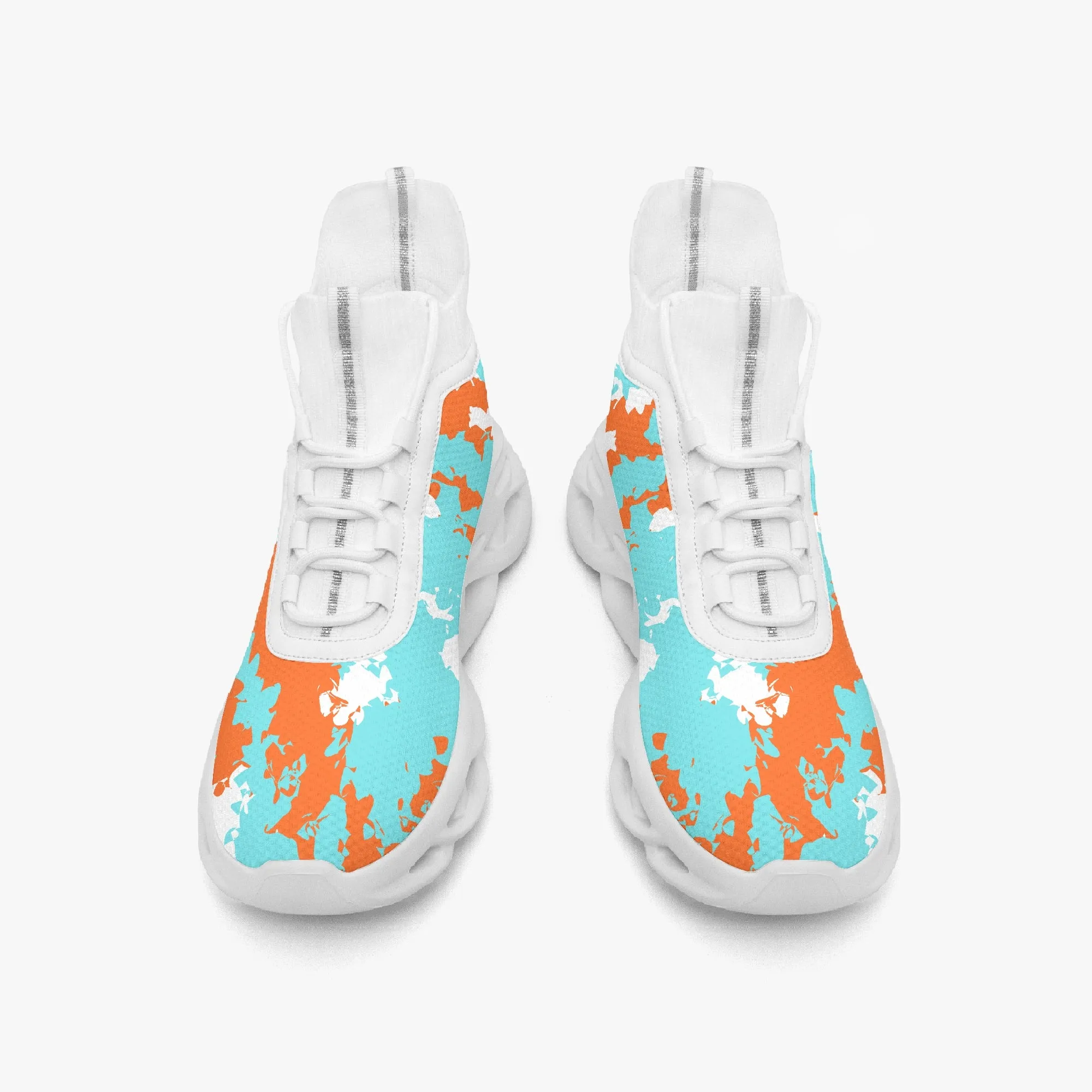 KICXS MIA Camo High-top Bounce Mesh Knit Sneakers