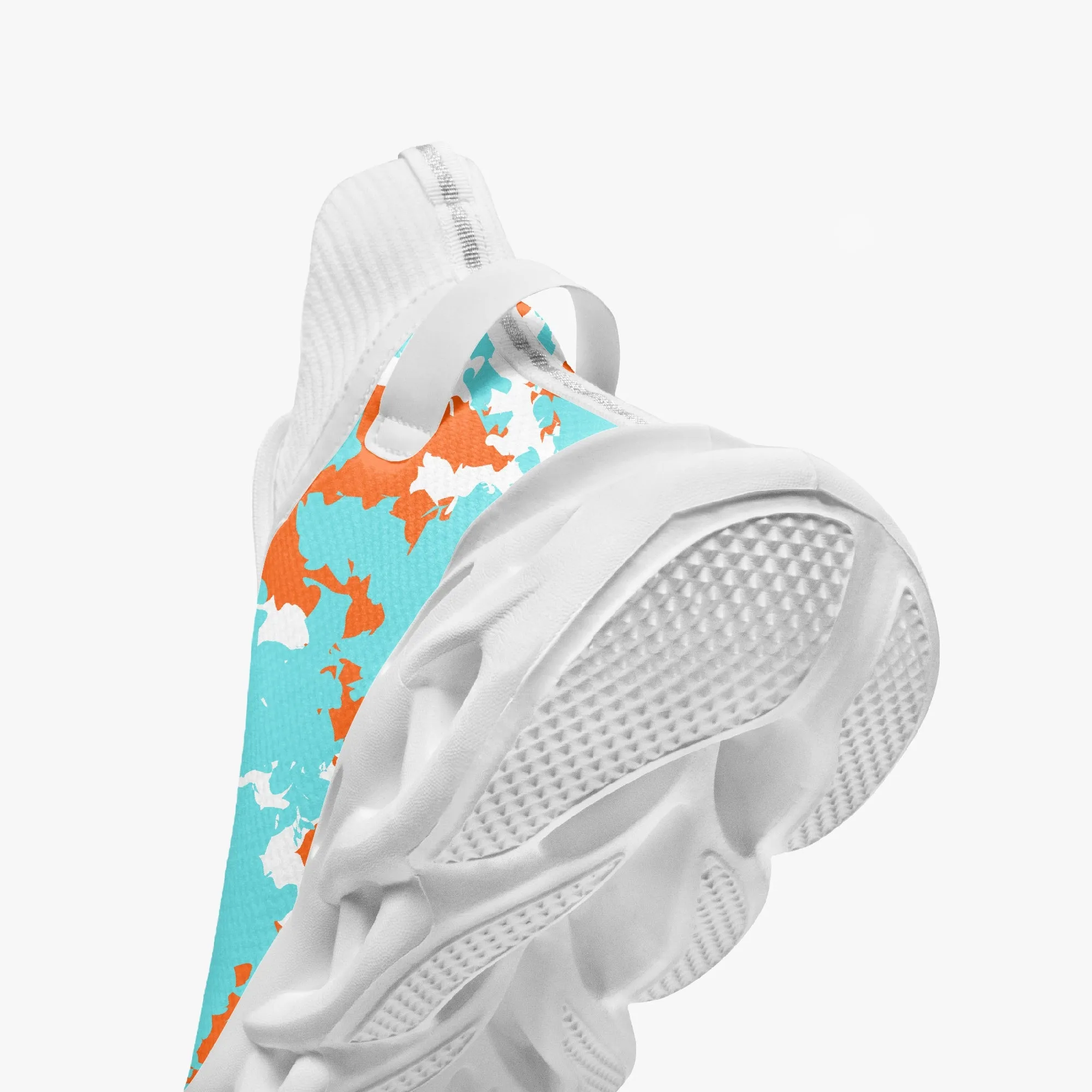 KICXS MIA Camo High-top Bounce Mesh Knit Sneakers