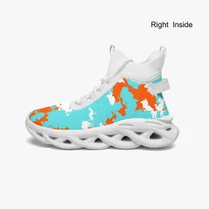 KICXS MIA Camo High-top Bounce Mesh Knit Sneakers