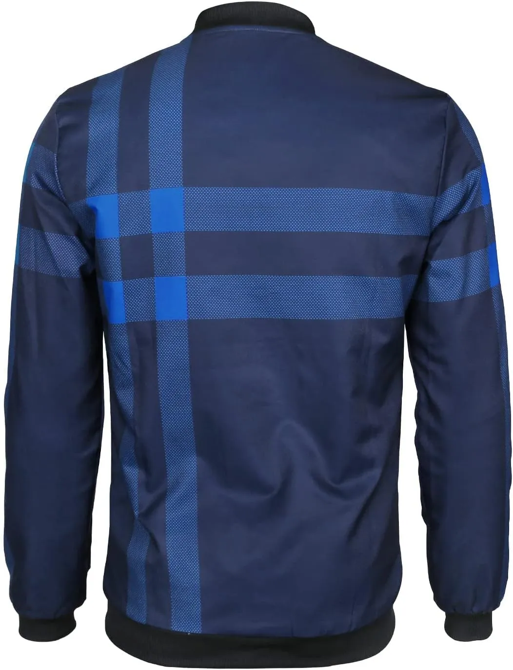 LOGEEYAR Men's Bomber Jacket Casual Lightweight Jacket Color Block Windbreaker Coat with Pocket