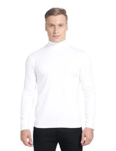 MANCYFIT Men's Thermal Tops Turtleneck Shirt Fleece Lined Undershirt Long Sleeve Base Layer Pullover