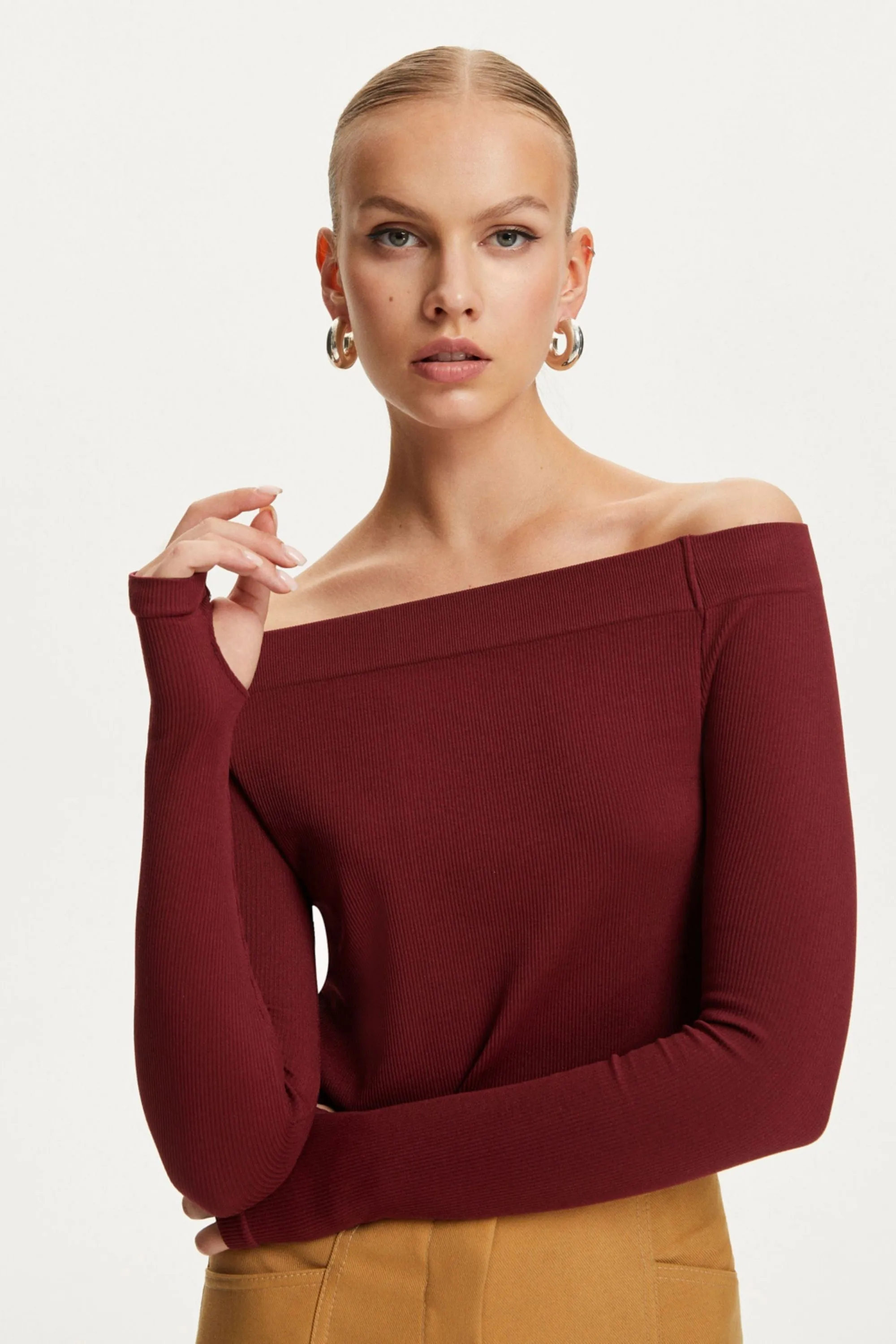 Metallic Jersey CropTop (Final Sale)