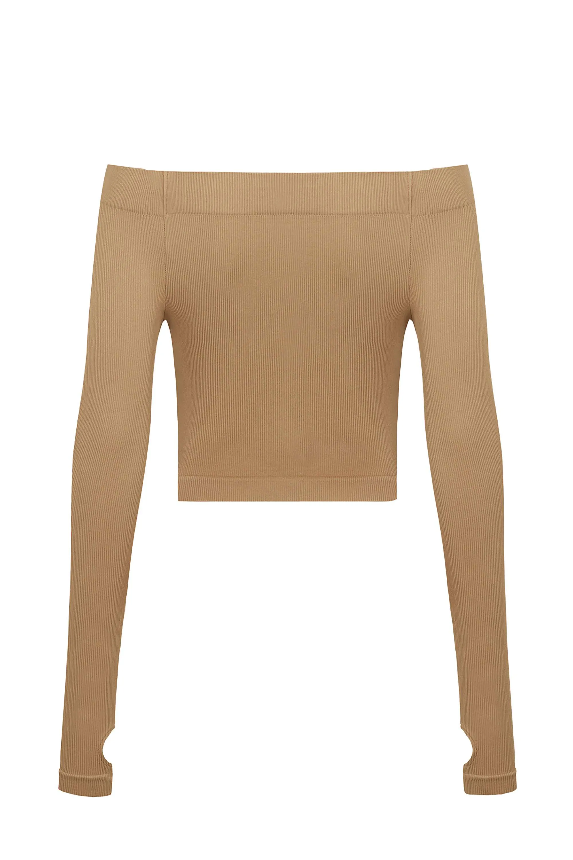 Metallic Jersey CropTop (Final Sale)