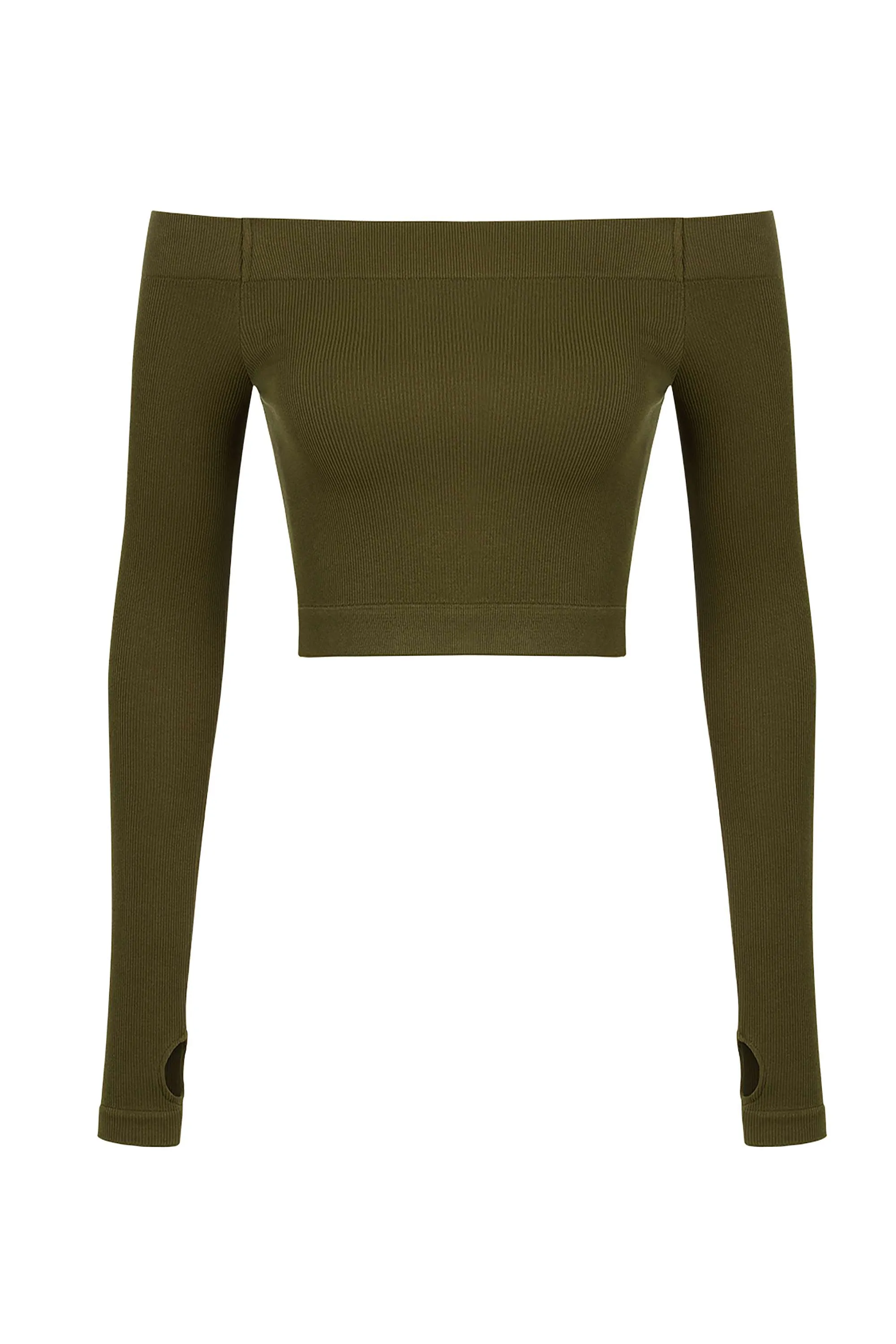 Metallic Jersey CropTop (Final Sale)