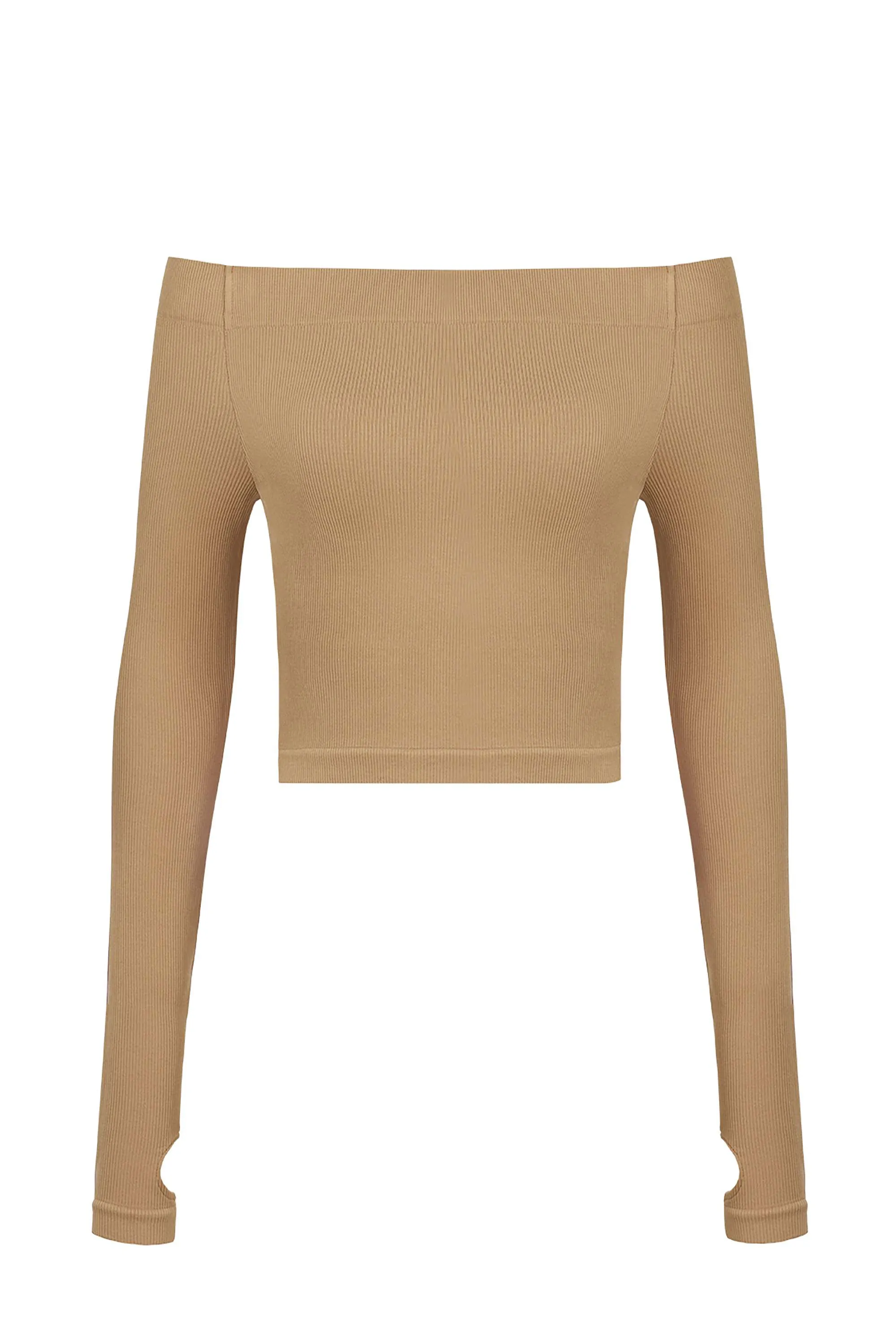 Metallic Jersey CropTop (Final Sale)