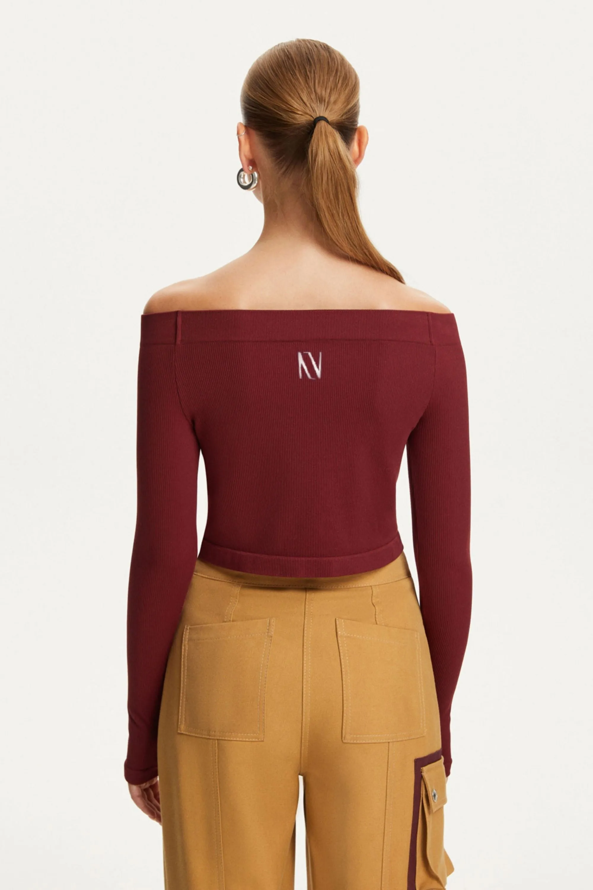 Metallic Jersey CropTop (Final Sale)