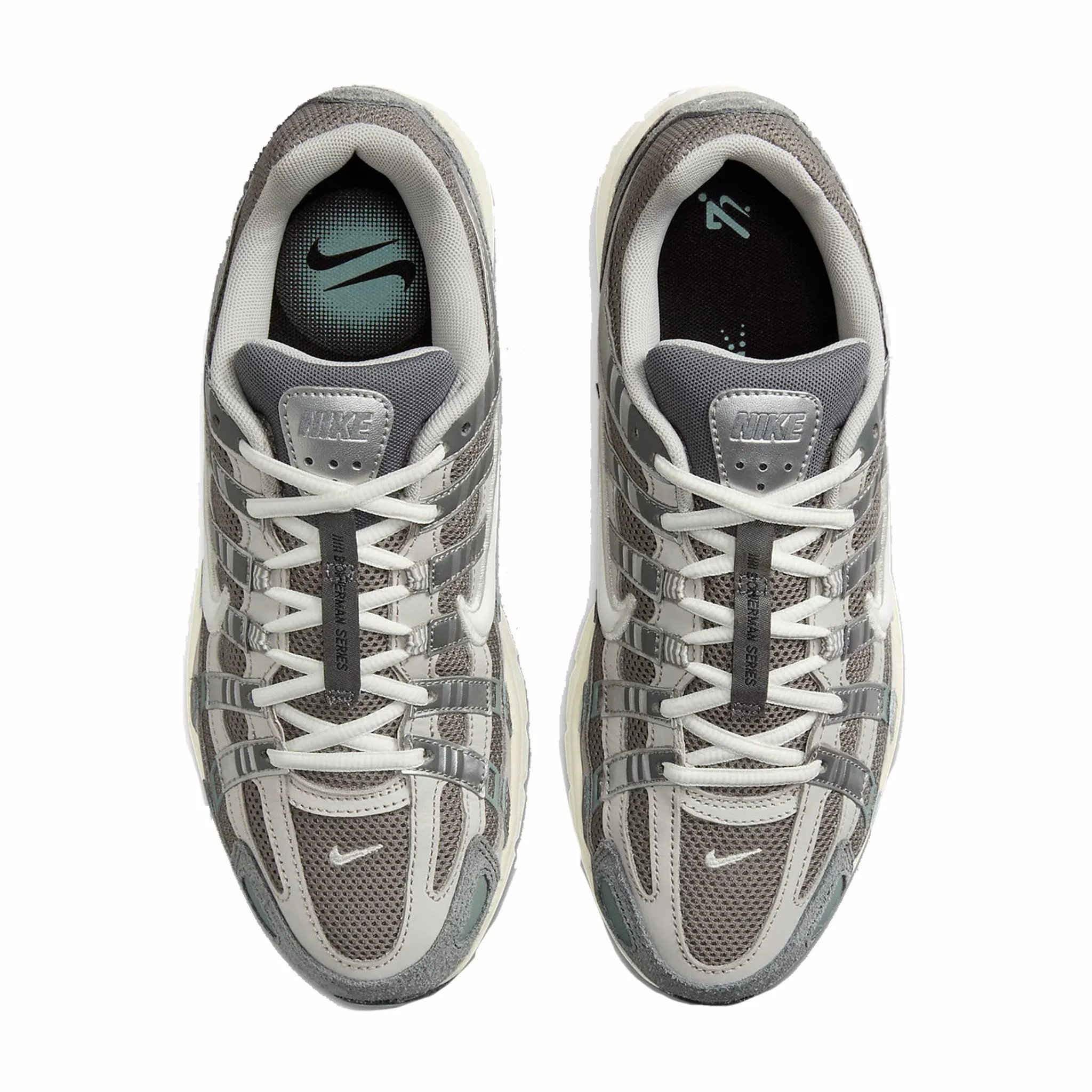 Nike P-6000 (Flat Pewter/Light Iron Ore/Metallic Silver/White)