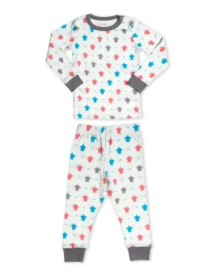 Organic Cotton Pajamas Turtle Multi