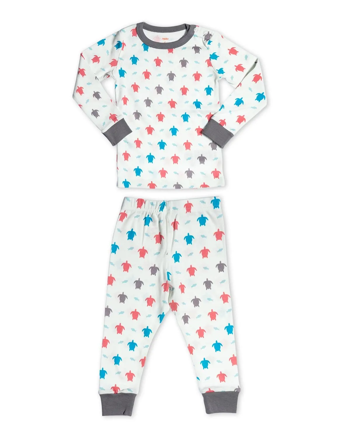 Organic Cotton Pajamas Turtle Multi