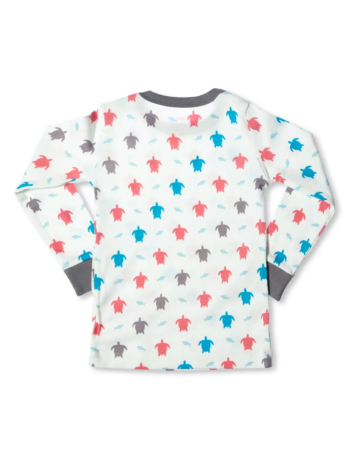 Organic Cotton Pajamas Turtle Multi