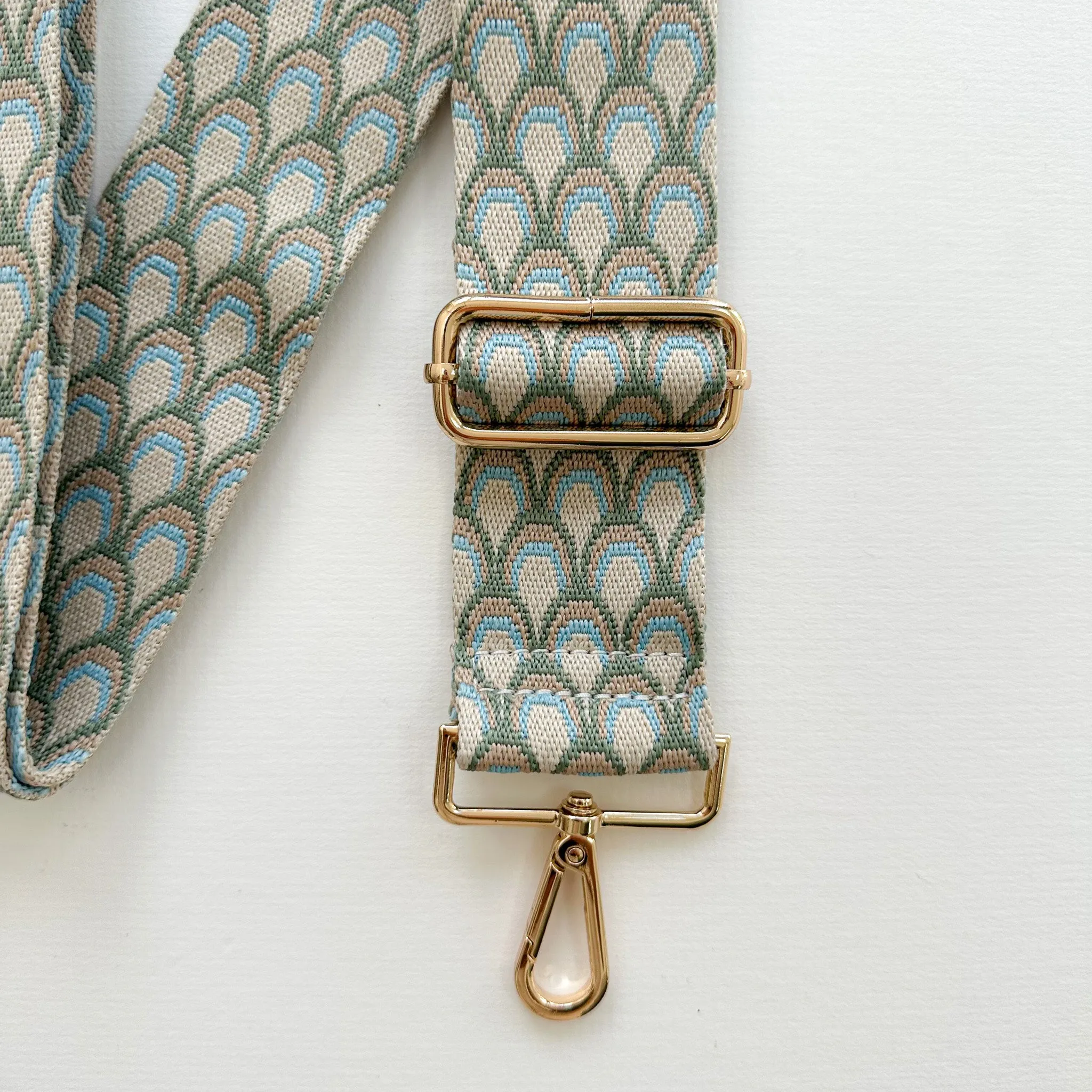 Peacock Pattern Woven Replacement Bag Straps
