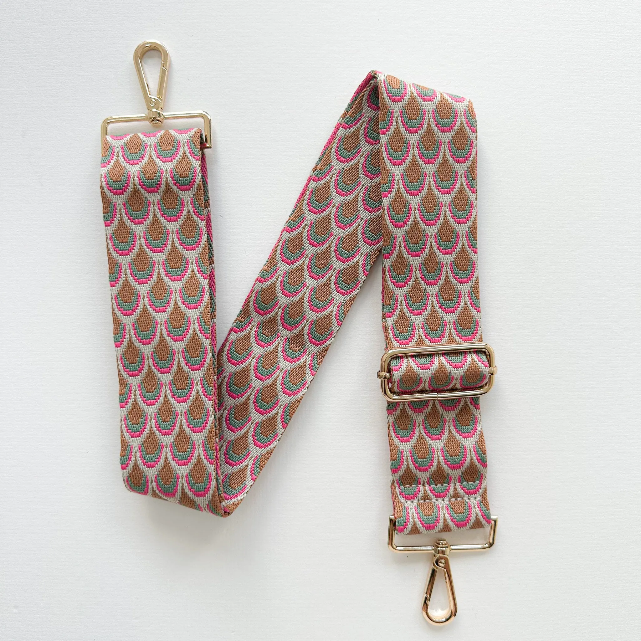 Peacock Pattern Woven Replacement Bag Straps
