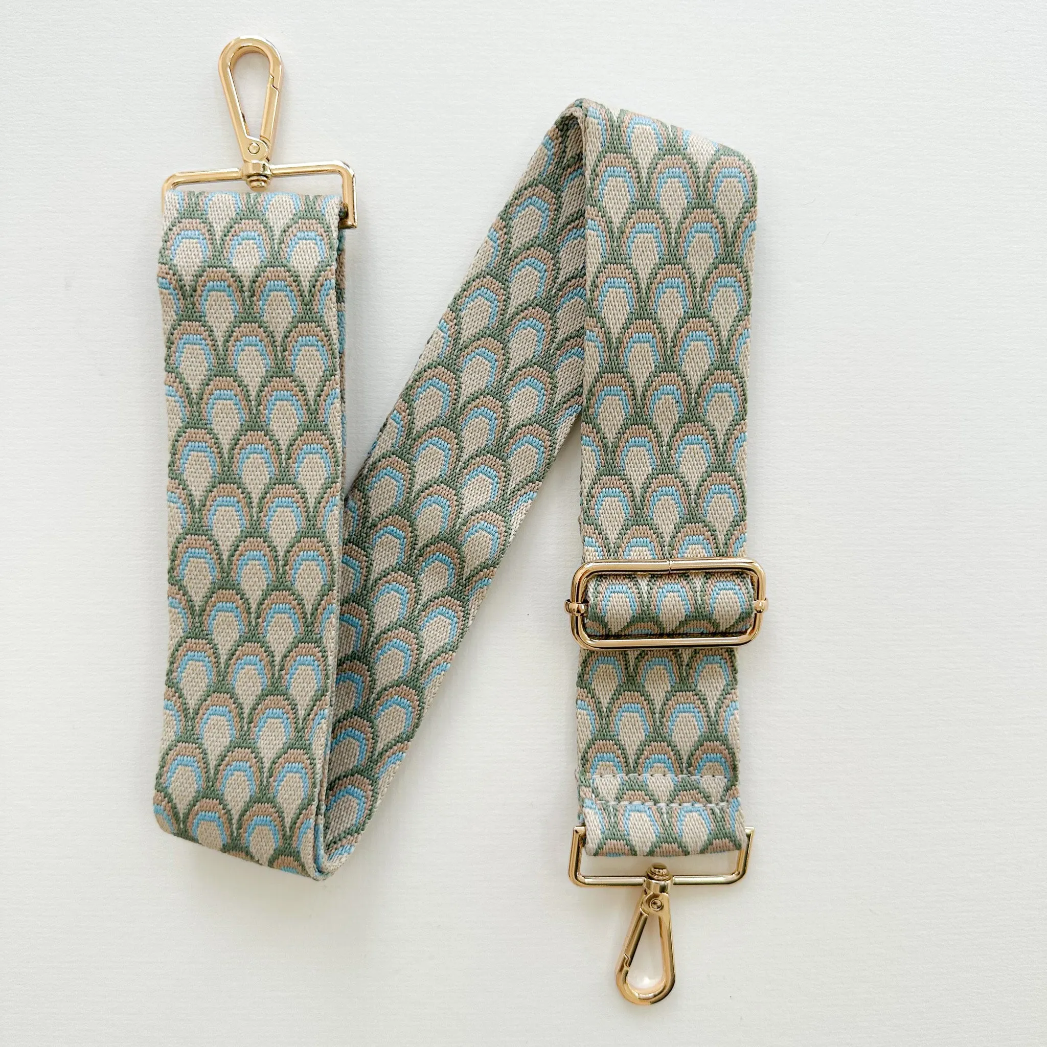 Peacock Pattern Woven Replacement Bag Straps