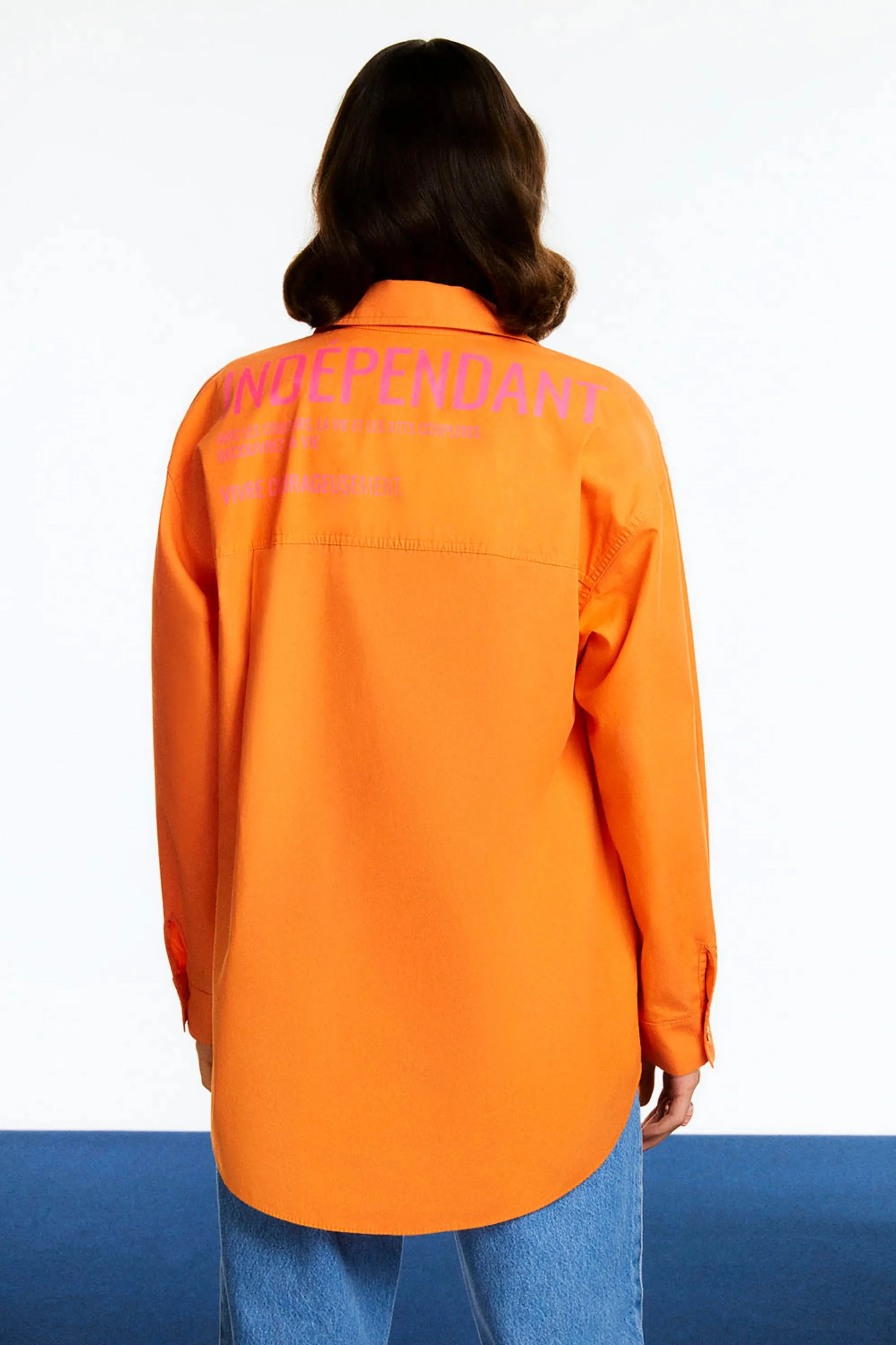 Printed Oversized Shirt (Final Sale)