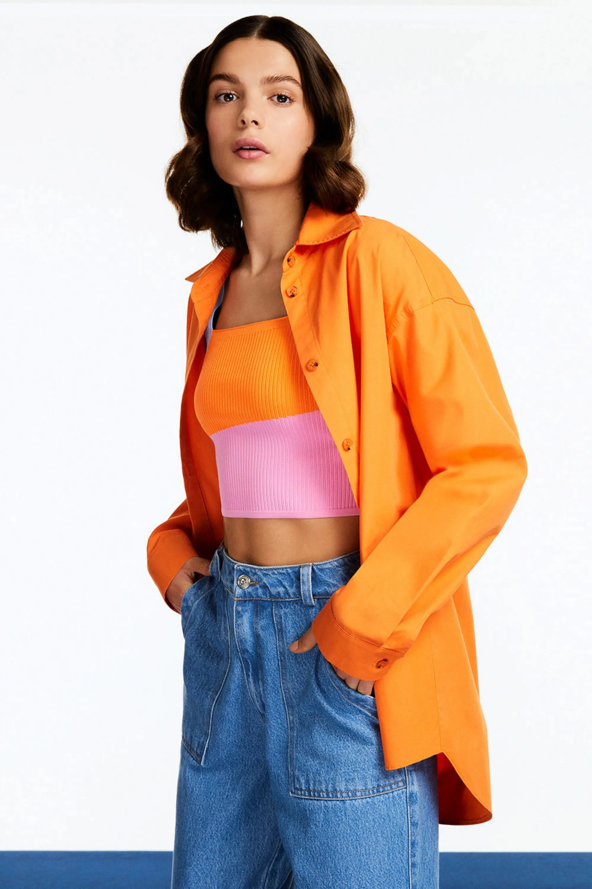 Printed Oversized Shirt (Final Sale)