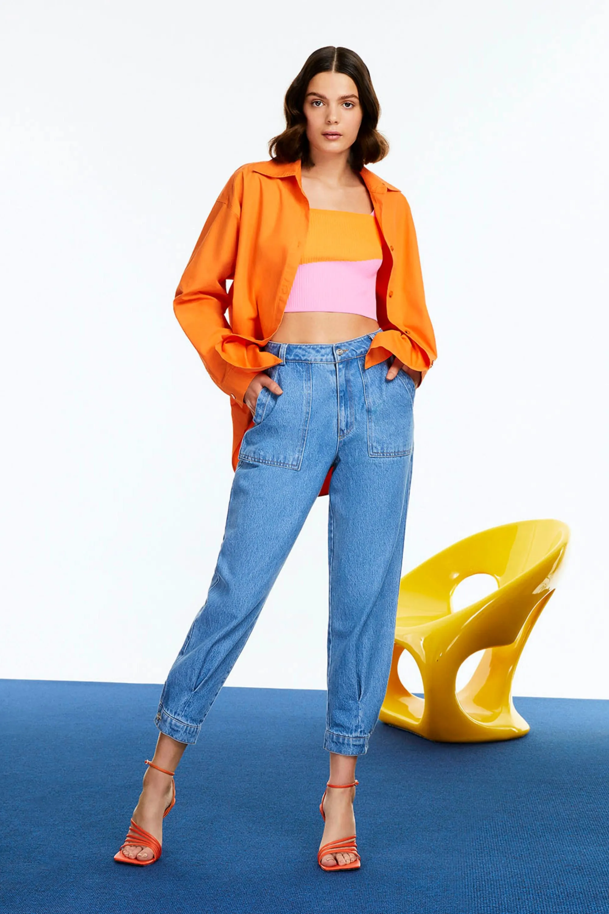 Printed Oversized Shirt (Final Sale)